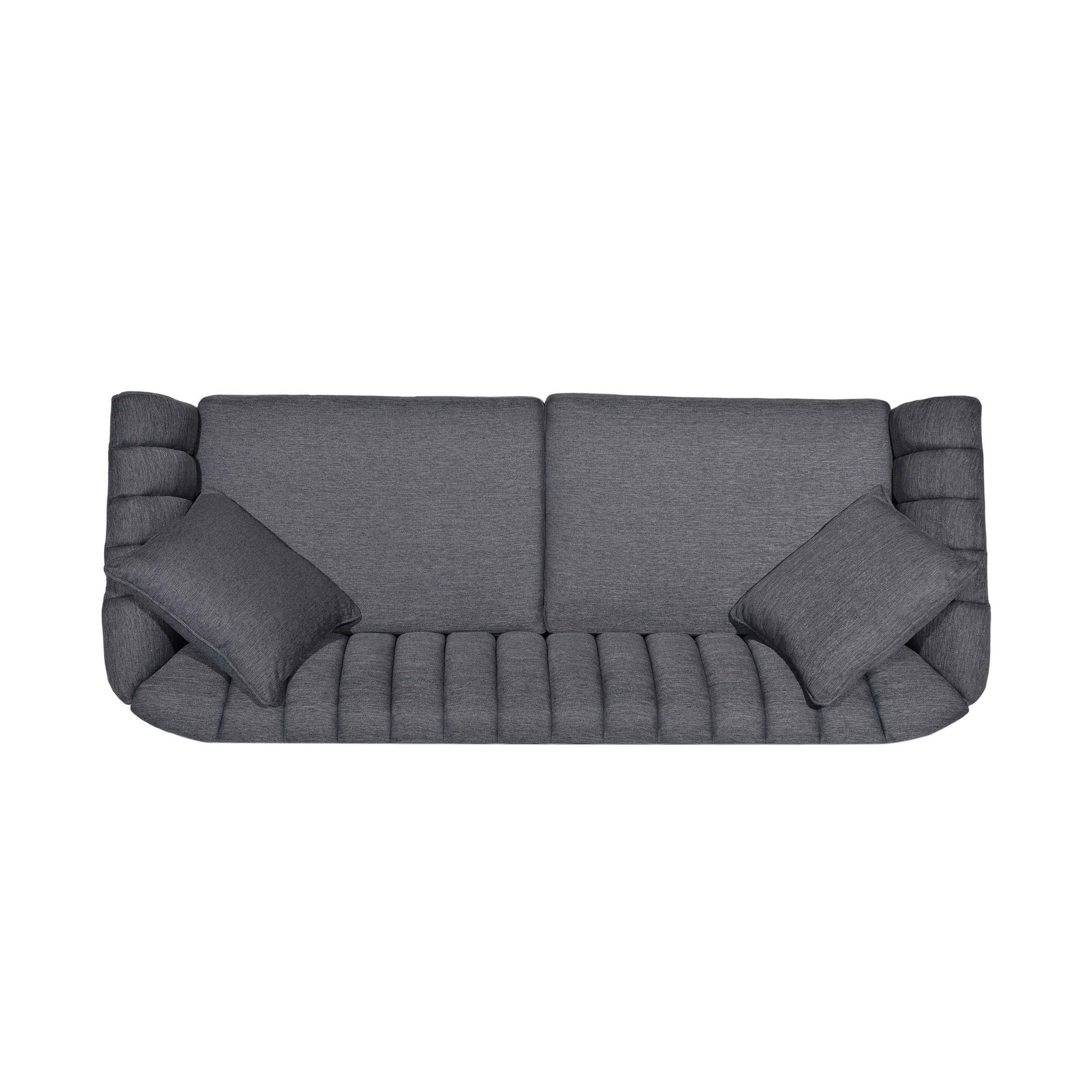 Jeannie Contemporary Fabric 3 Seater Sofa - furnishings