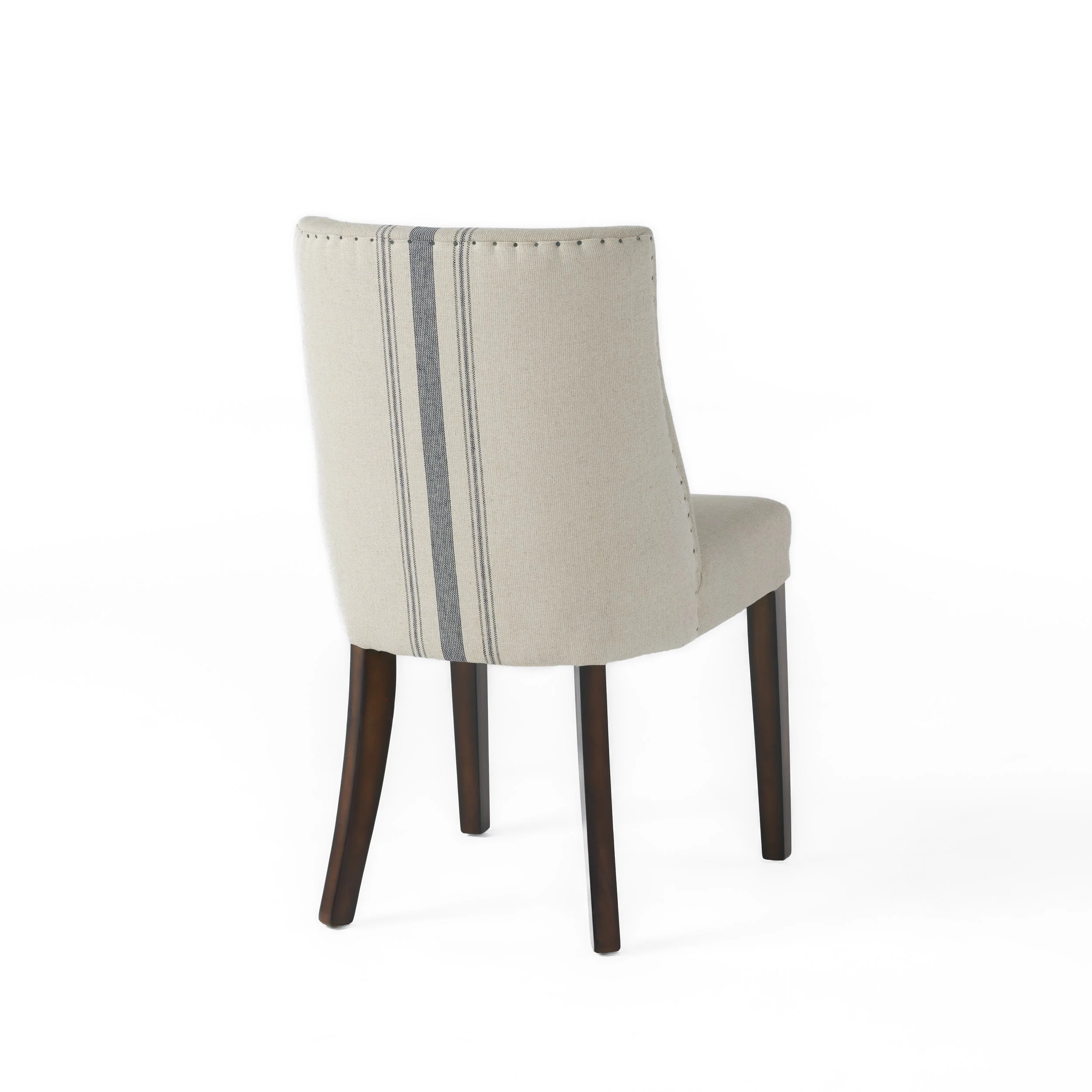 Rydel Stripe Fabric Dining Chairs (Set of 2) - furnishings
