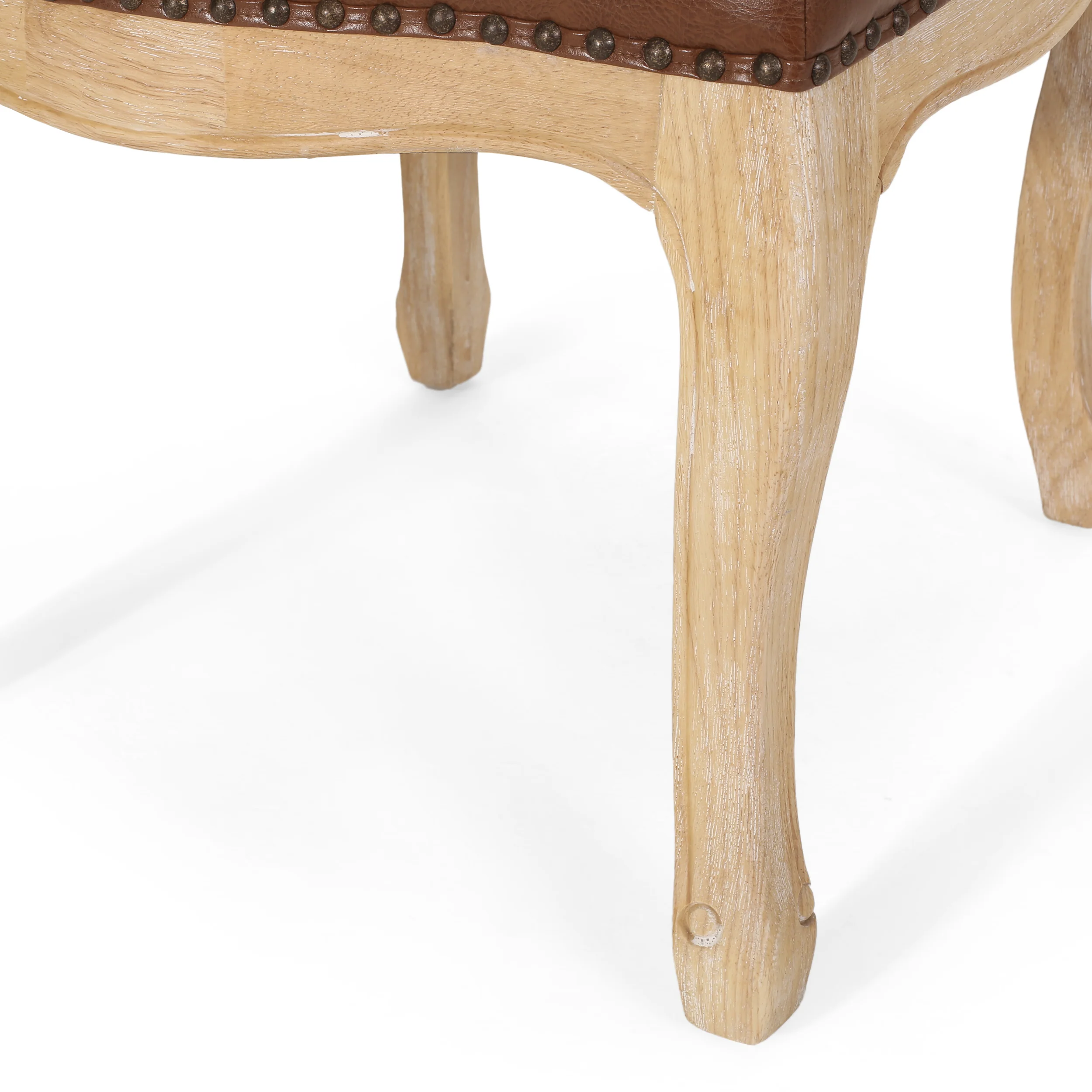 Cello Contemporary Faux Leather Dining Chairs, Set of 2 - furnishings