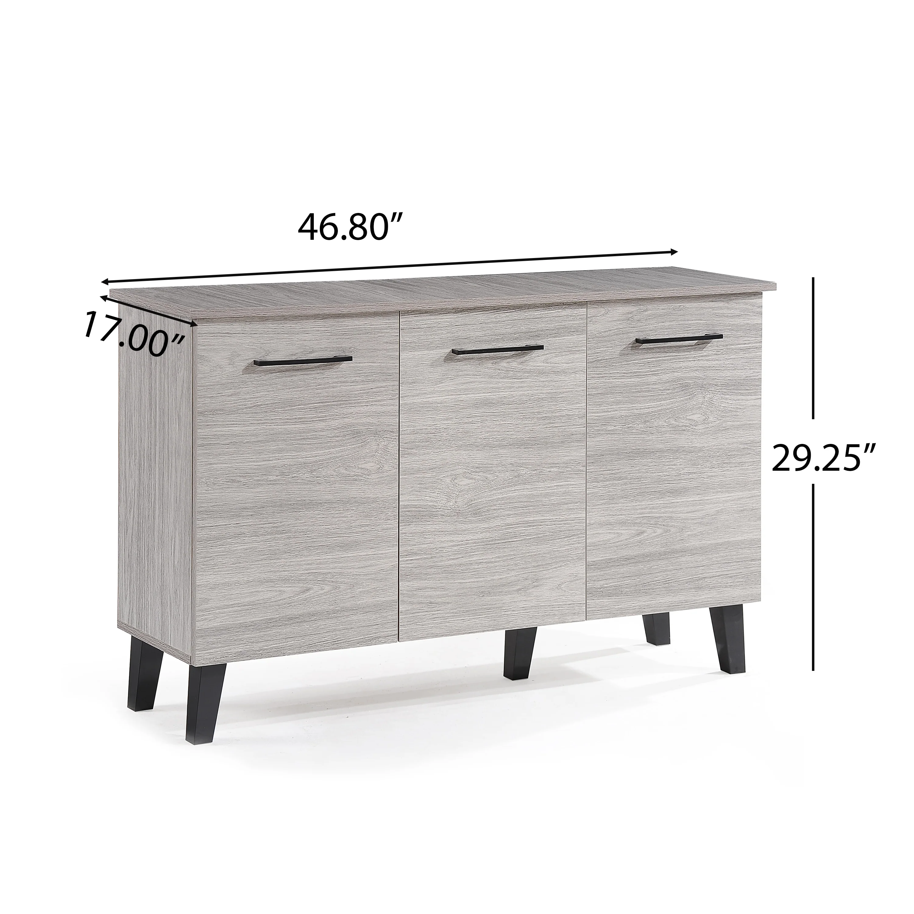 Emilia Mid Century Modern Finished Fiberboard Cabinet - furnishings