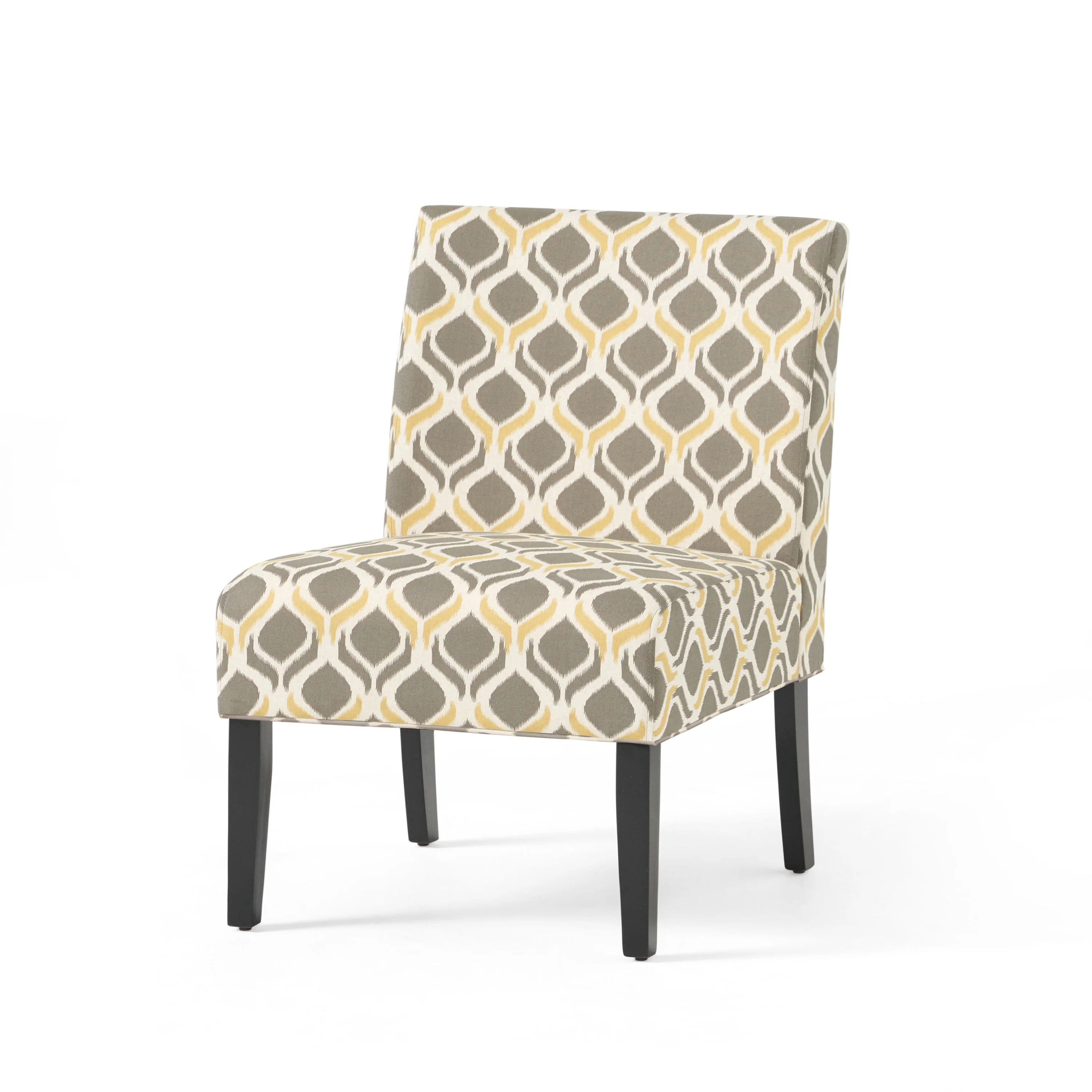 Kalee Contemporary Fabric Slipper Accent Chair - furnishings