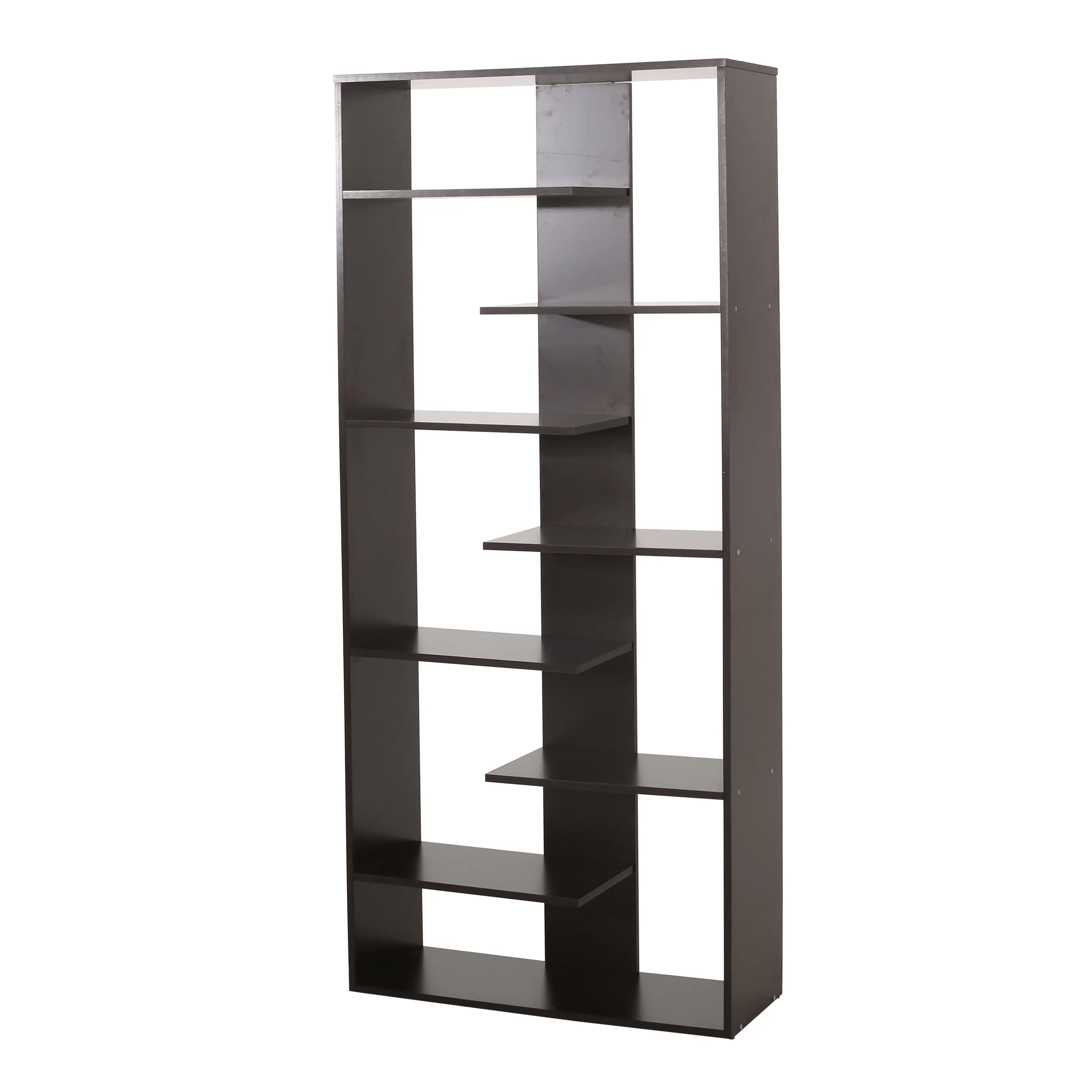 Jakin Modern Geometric High Shelf Bookcase - furnishings