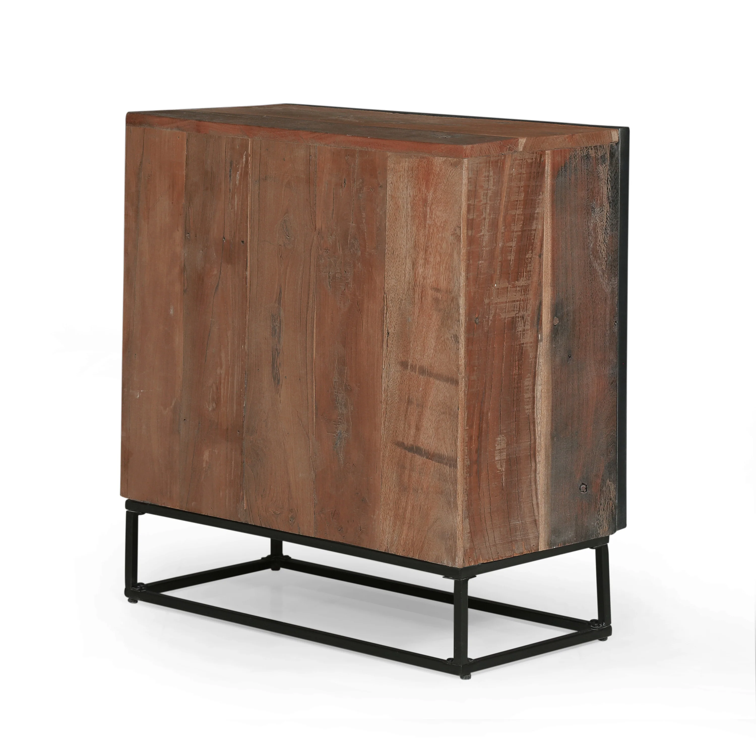 Chipper Handcrafted Boho Wood 3 Drawer Cabinet - furnishings