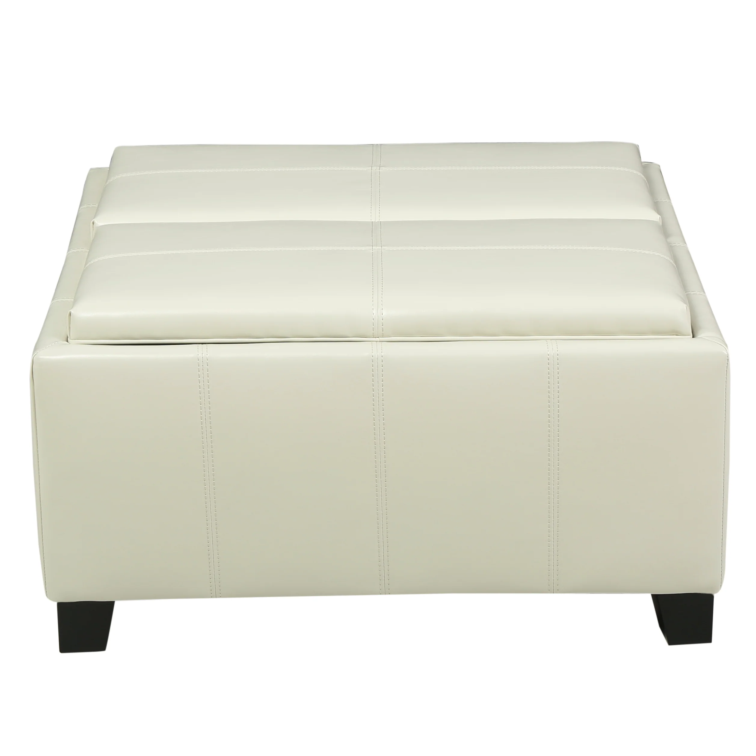 Mansfield Contemporary Tray Top Storage Ottoman - furnishings