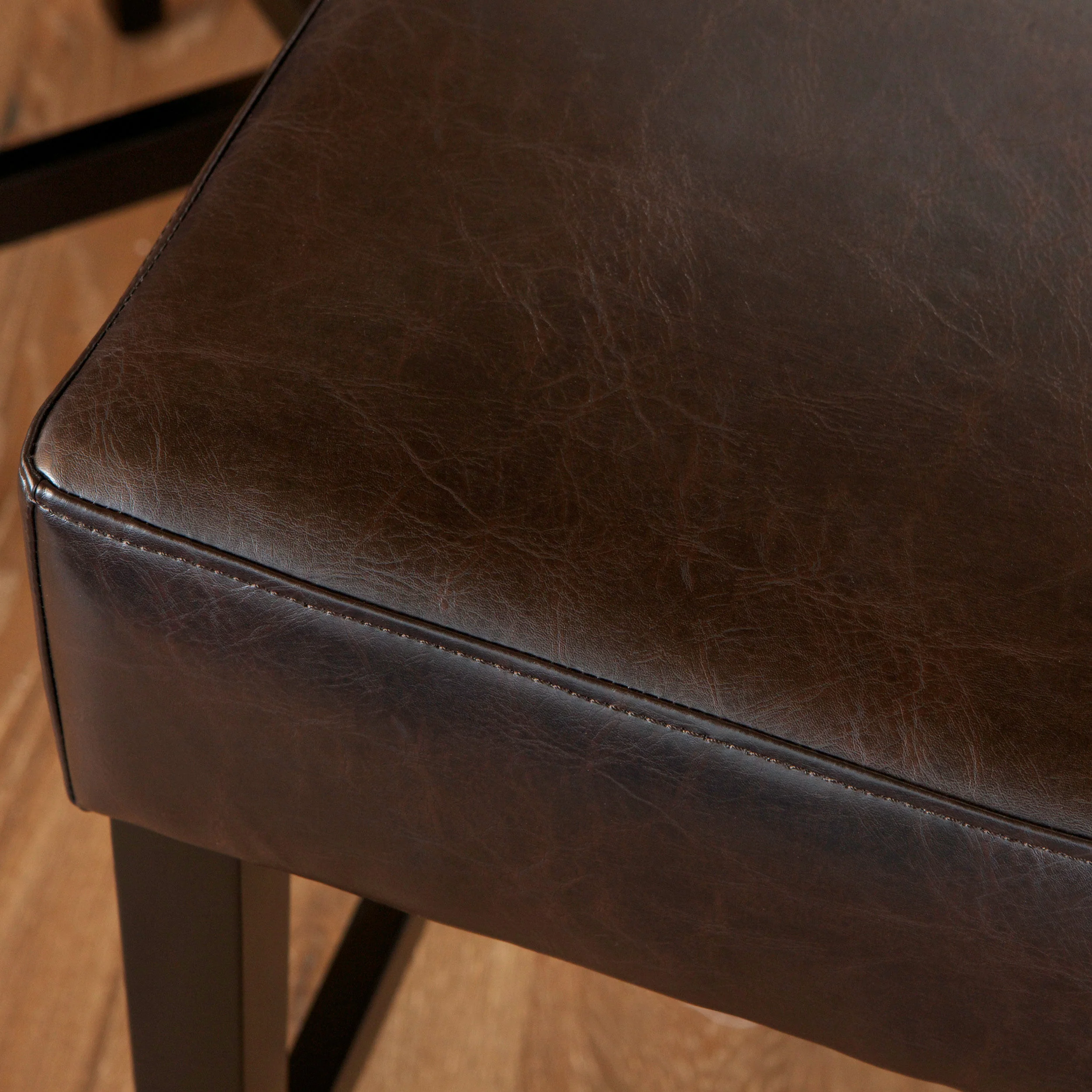 Duff 26-Inch Backless Leather Counter Stools (Set of 2) - furnishings