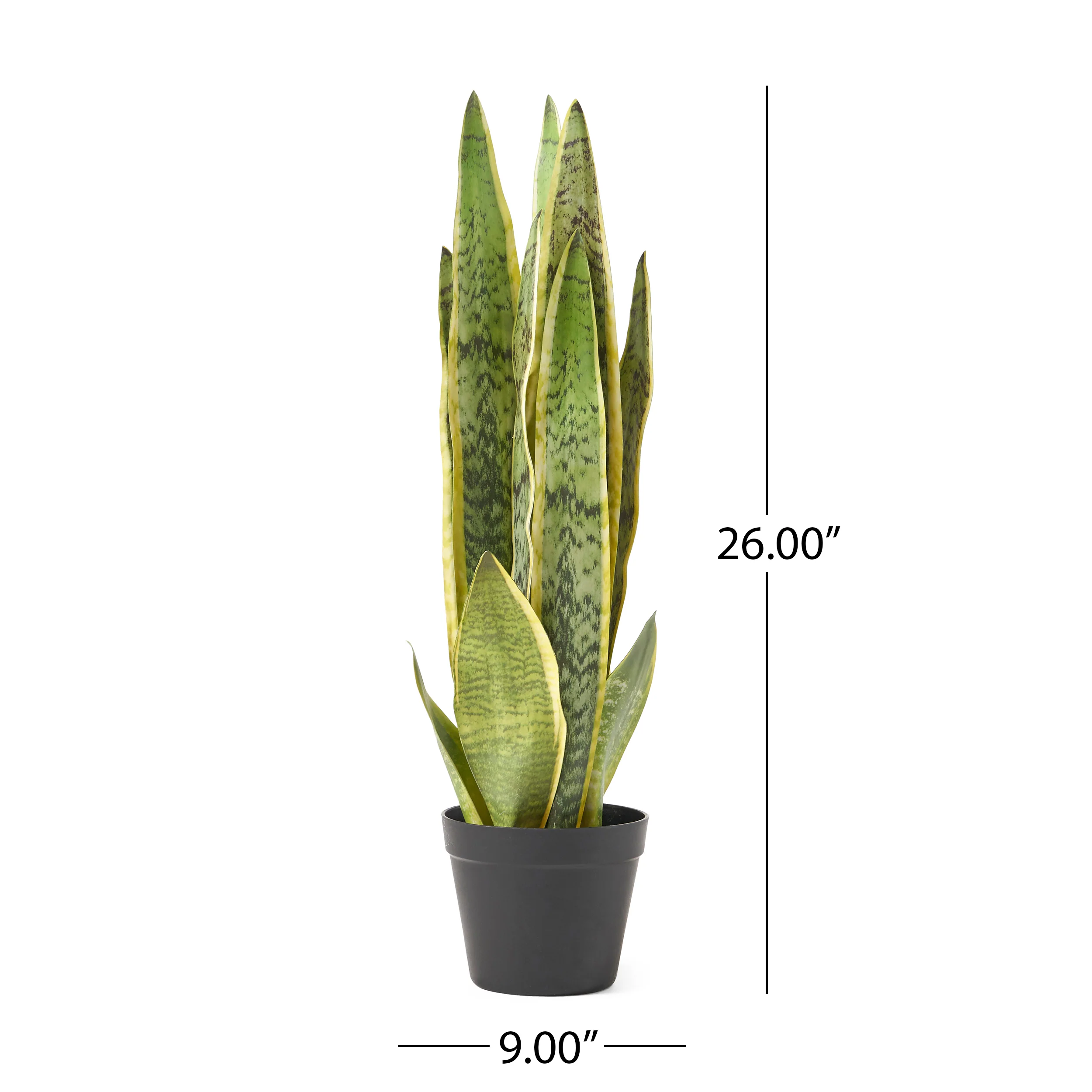 McClure Artificial Tabletop Snake Plant - furnishings