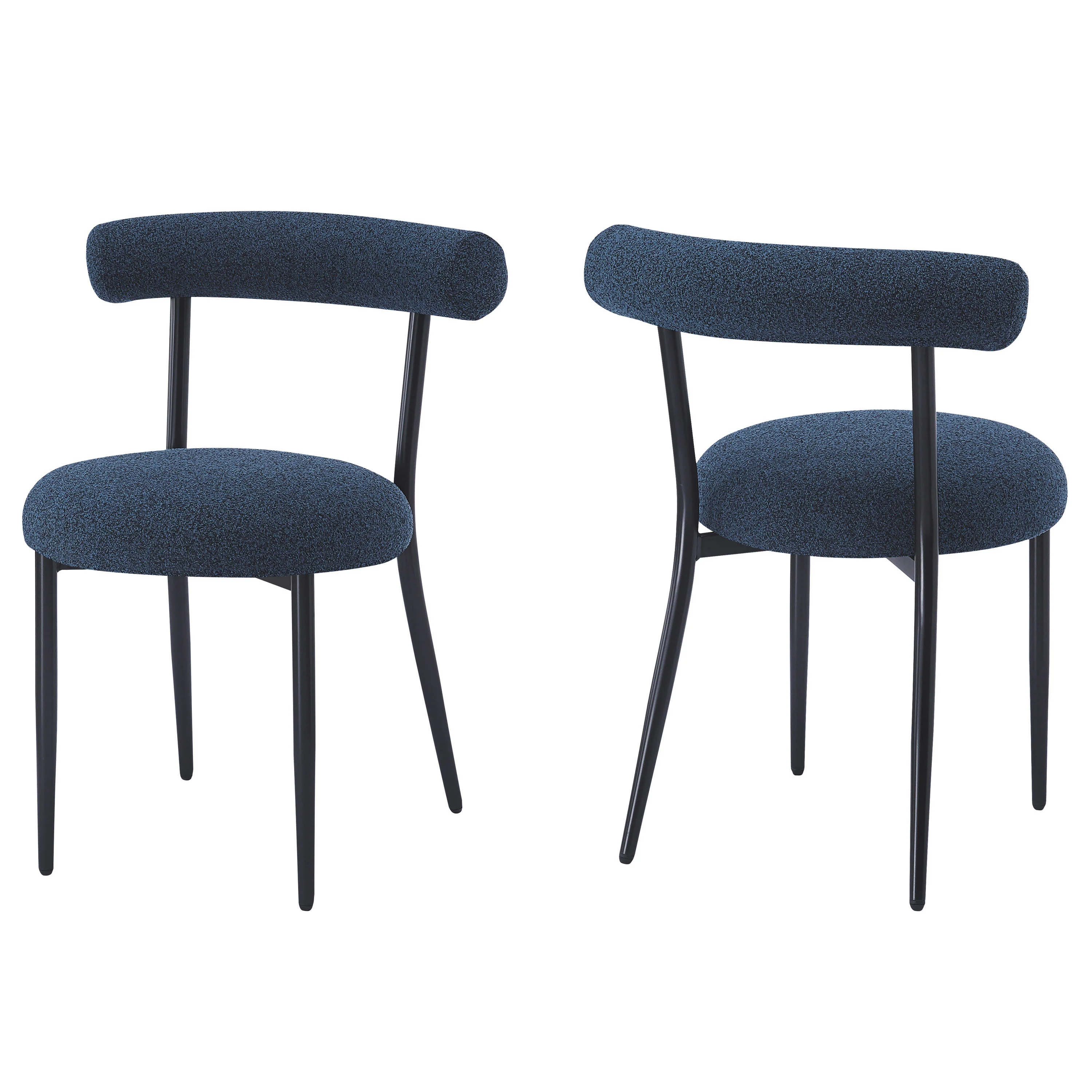 Daimona Fabric Upholstered Dining Chairs, Set of 2 - furnishings