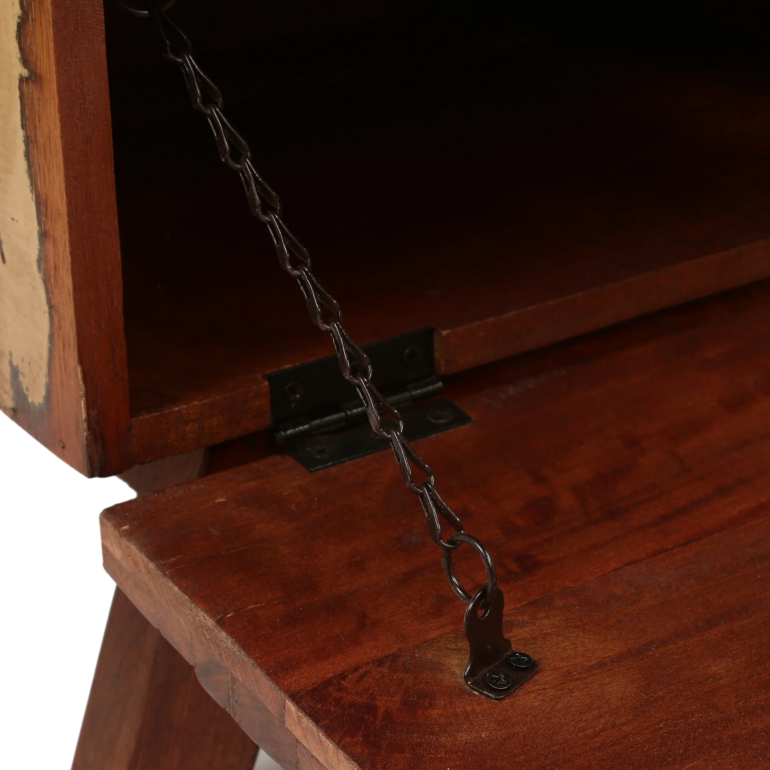Adcock Handcrafted Boho 4 Drawer Wood Cabinet - furnishings