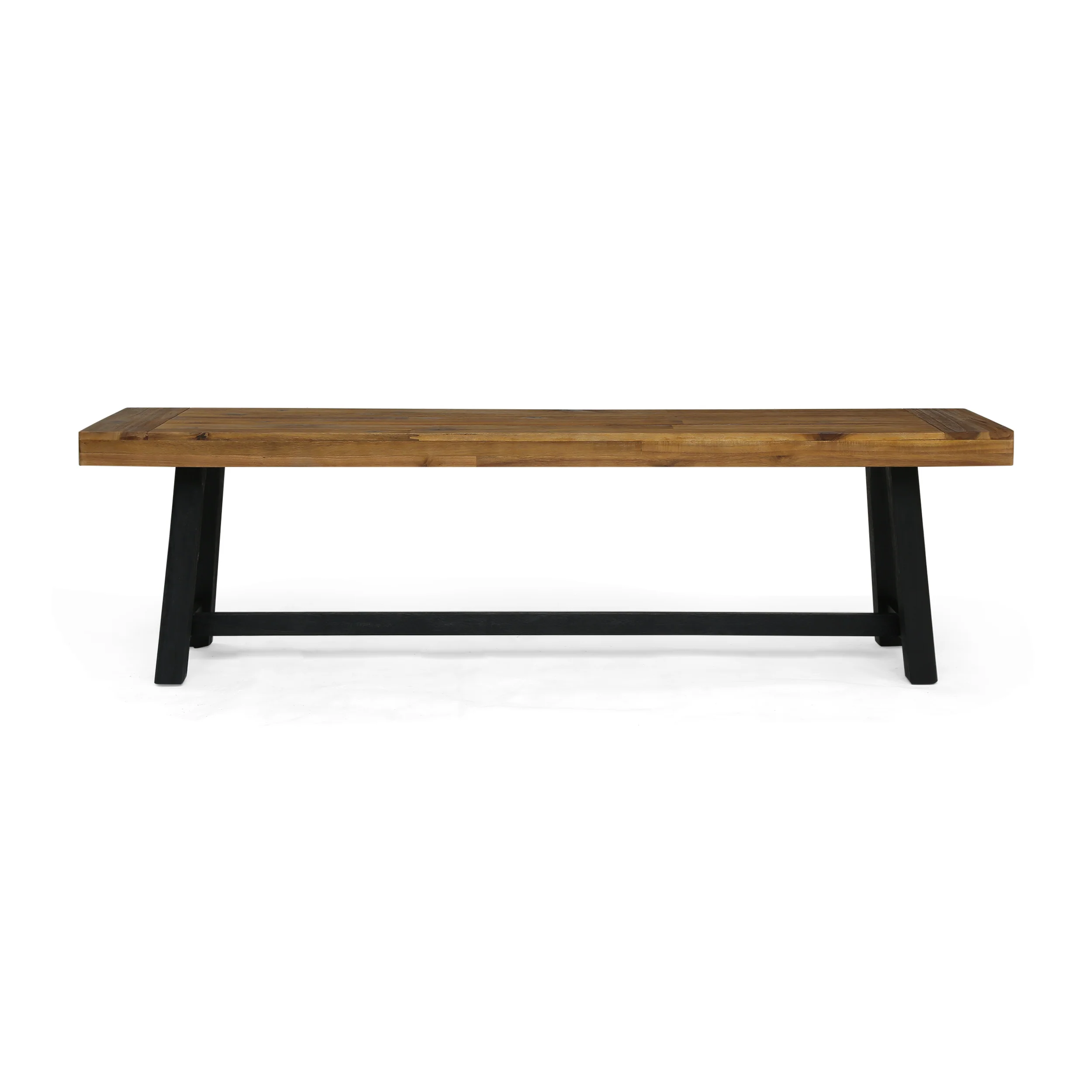 Toby Outdoor Acacia Wood Bench - furnishings