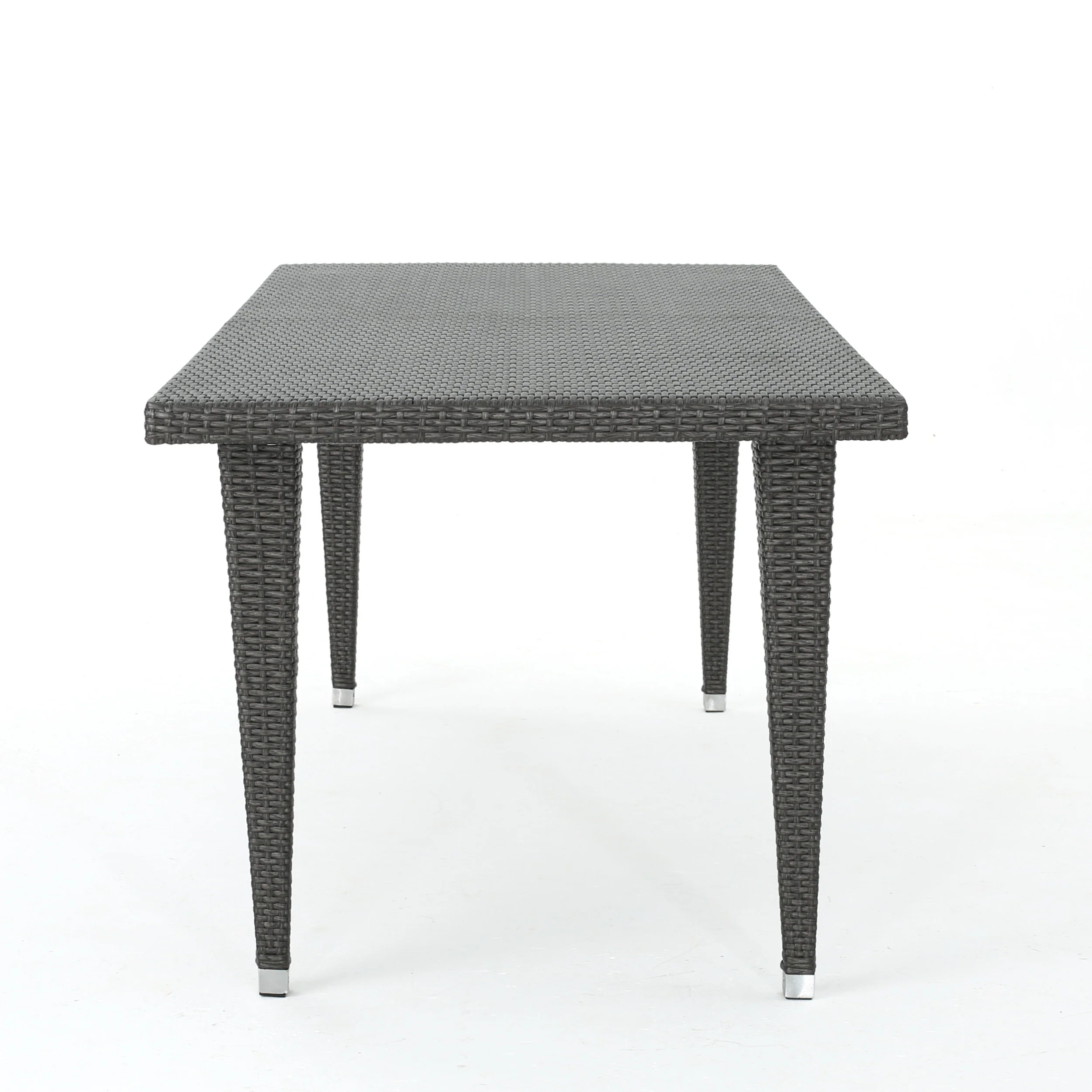 Herman Outdoor 9 Piece Wicker Dining Set, Grey - furnishings