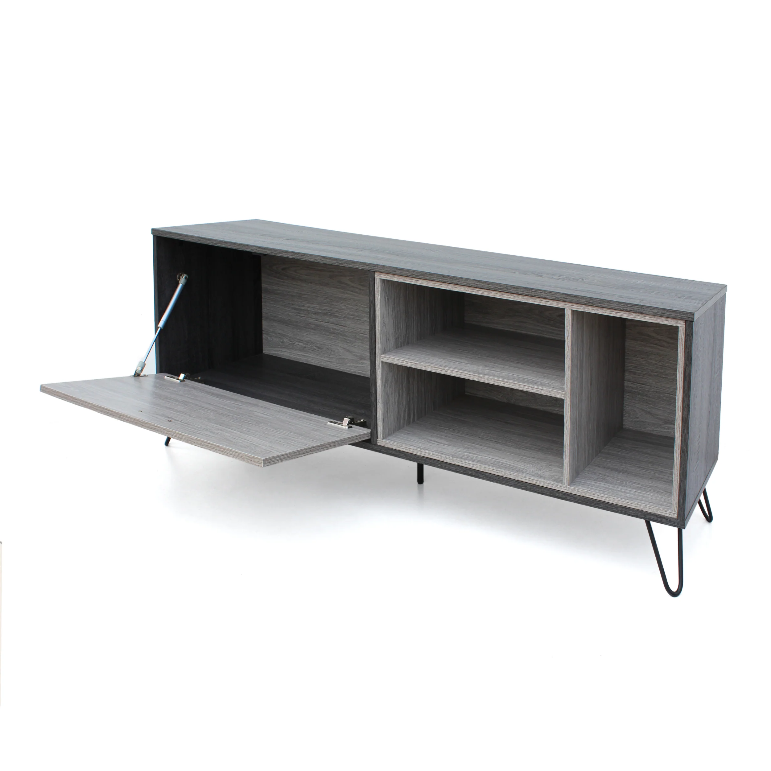 Dora Mid Century 3 Piece TV Stand & Bookcases Set - furnishings