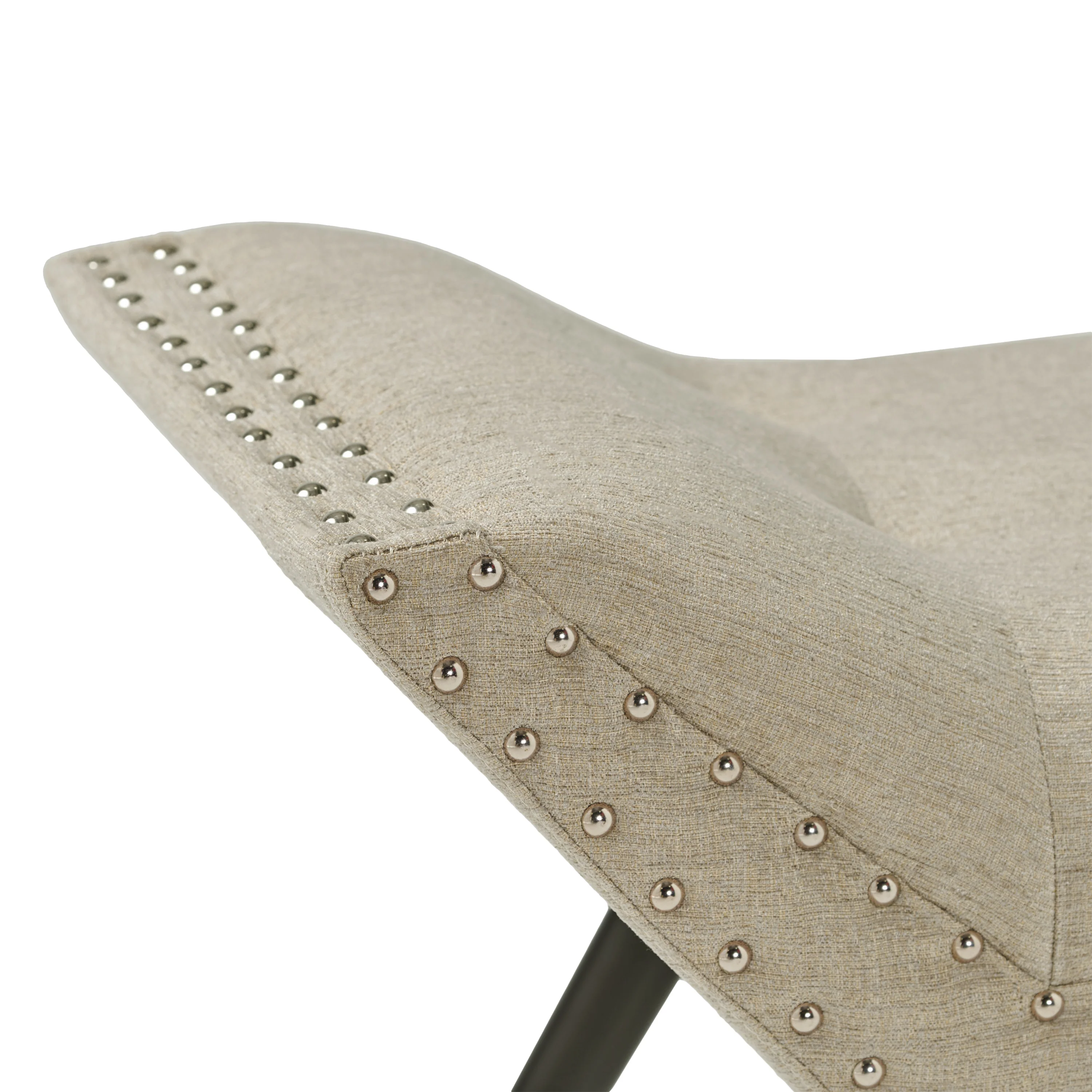 Daniel Tufted Fabric Ottoman Footstool - furnishings
