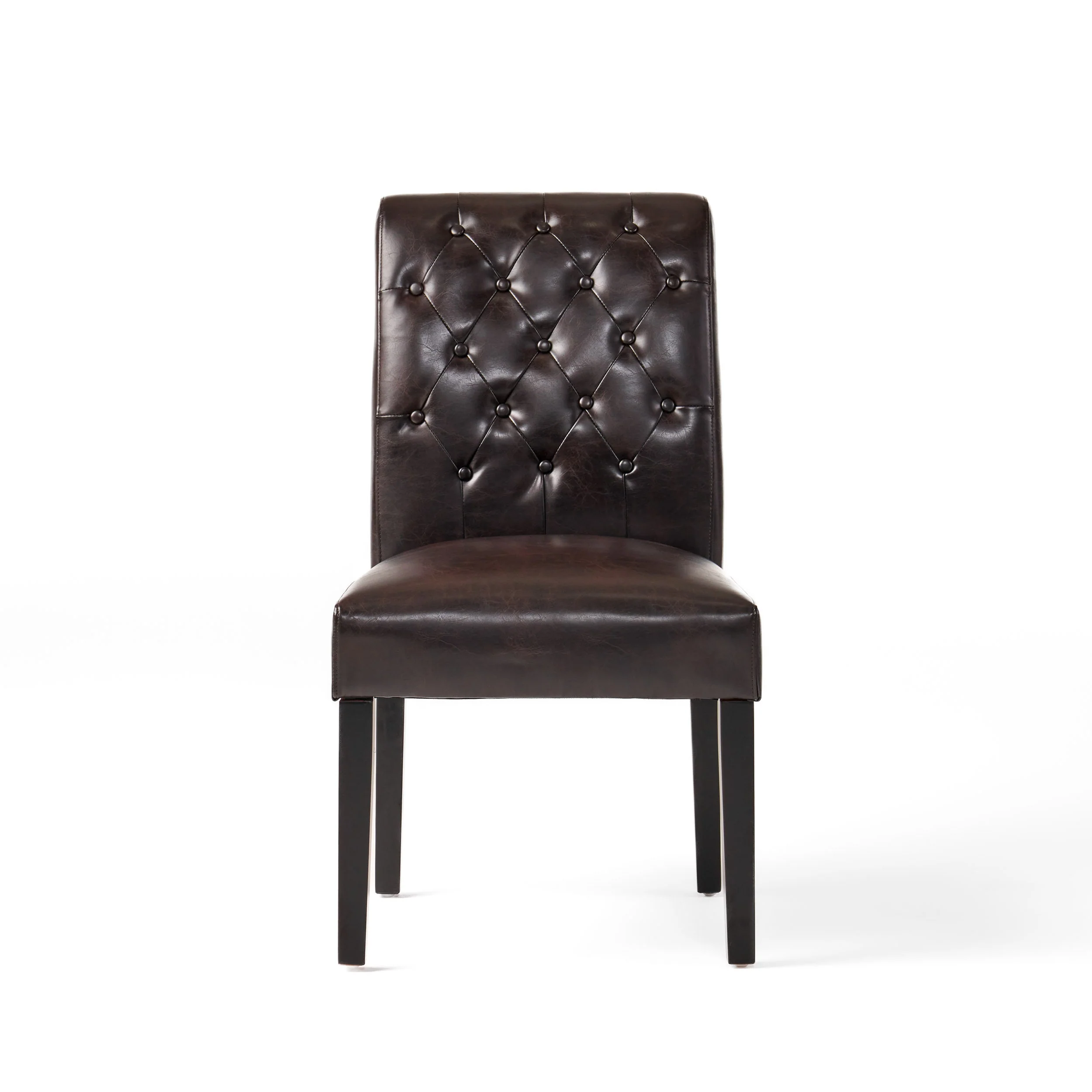 Elliston Leather Tufted Dining Chairs (Set of 2) - furnishings