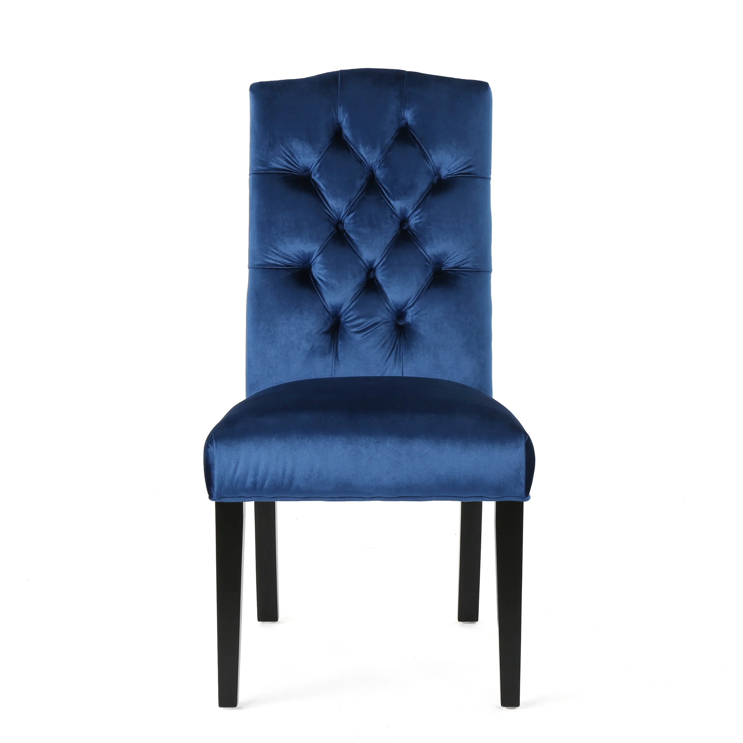 Joyce Traditional Crown Top New Velvet Dining Chairs (Set of 2) - furnishings