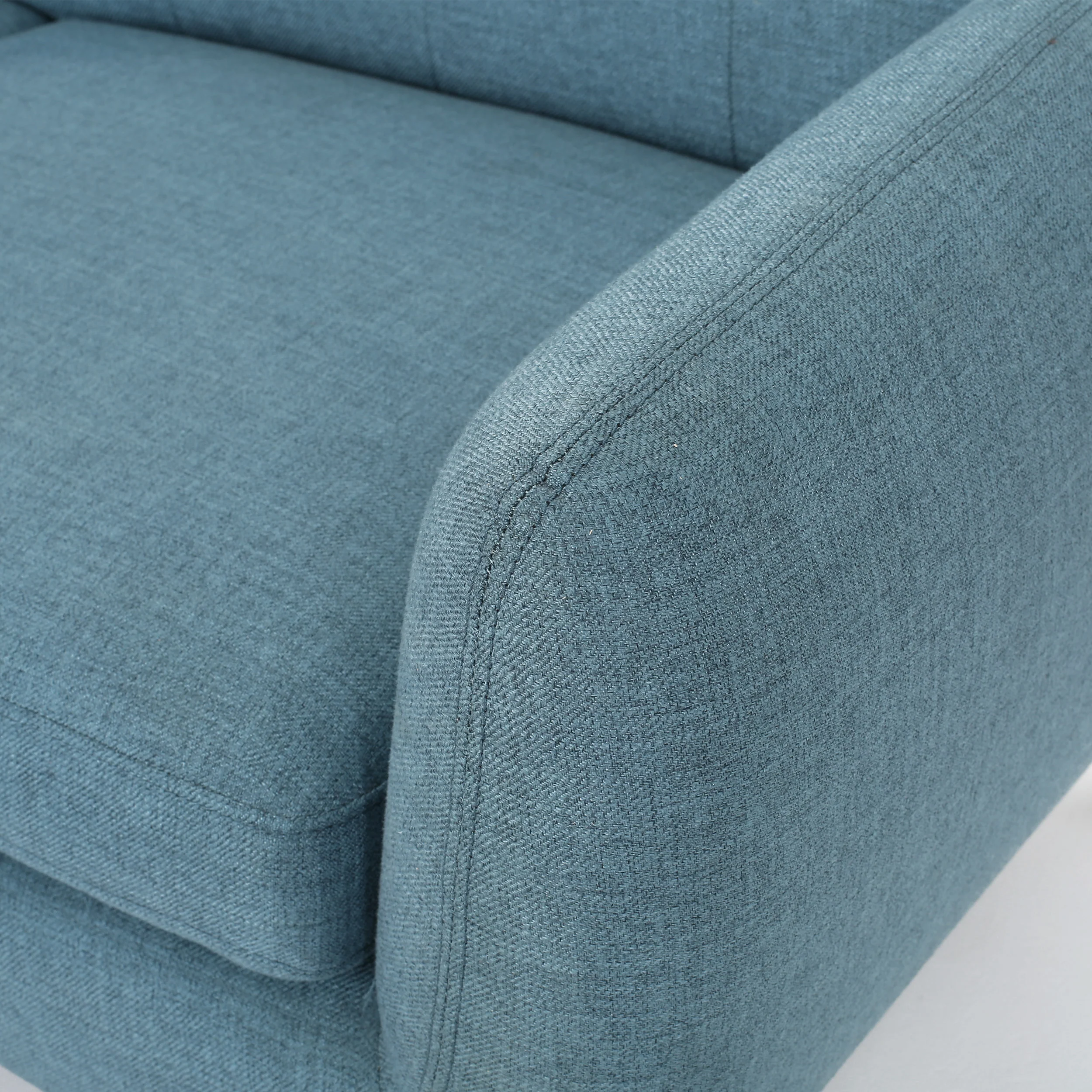 Joseline Mid Century Modern Petite Fabric Love Seat - furnishings