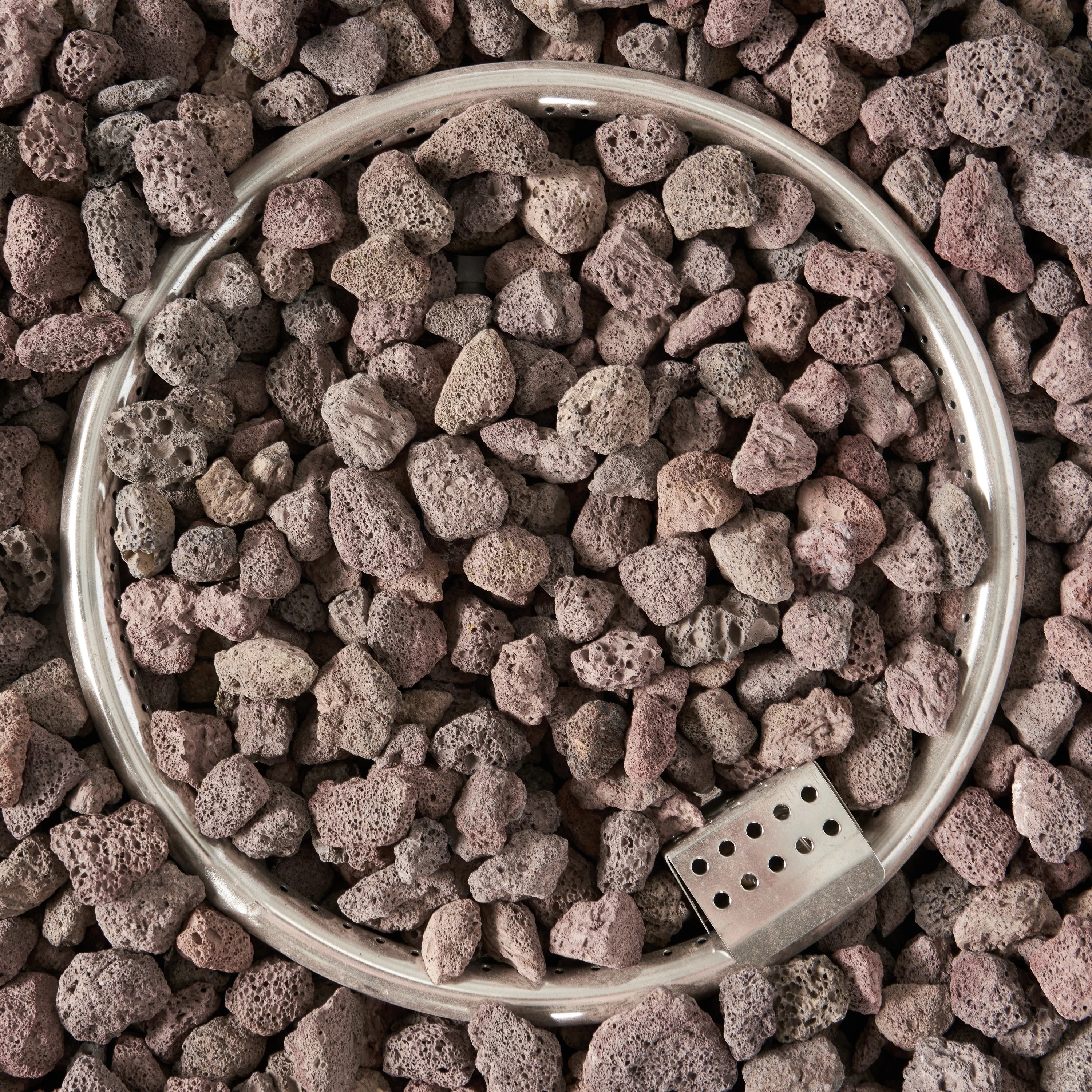 Jasmine Outdoor 40-Inch Square Fire Pit with Tank Holder - furnishings