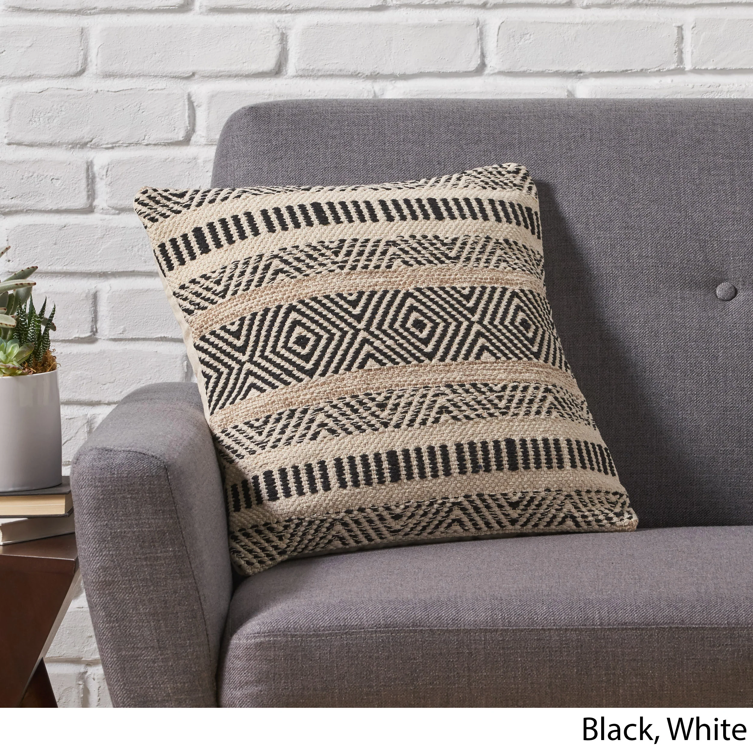 Tannen Boho Cotton Throw Pillow - furnishings