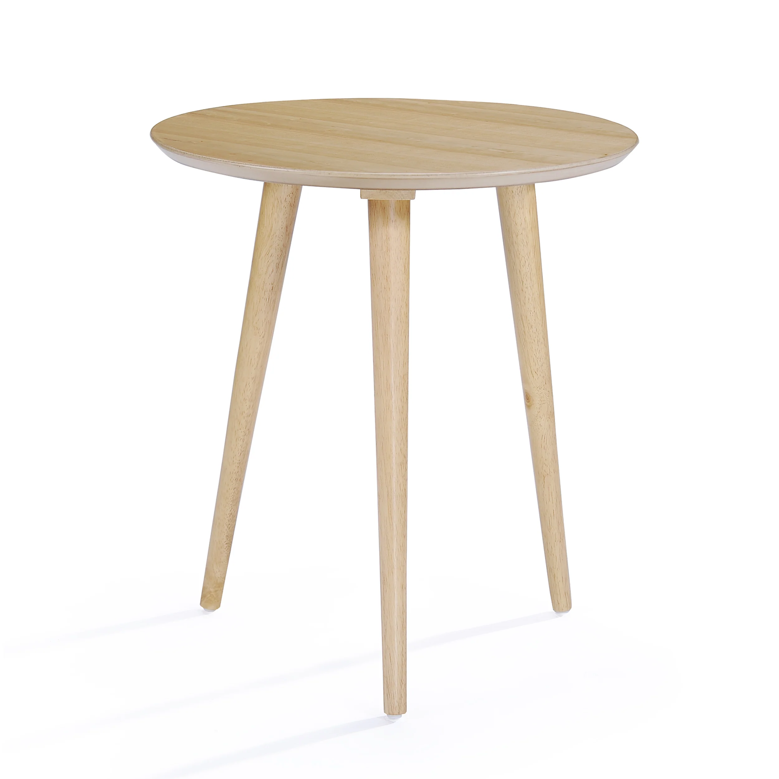 Evangeline Finished Wood End Table w/ Faux Wood Overlay - furnishings