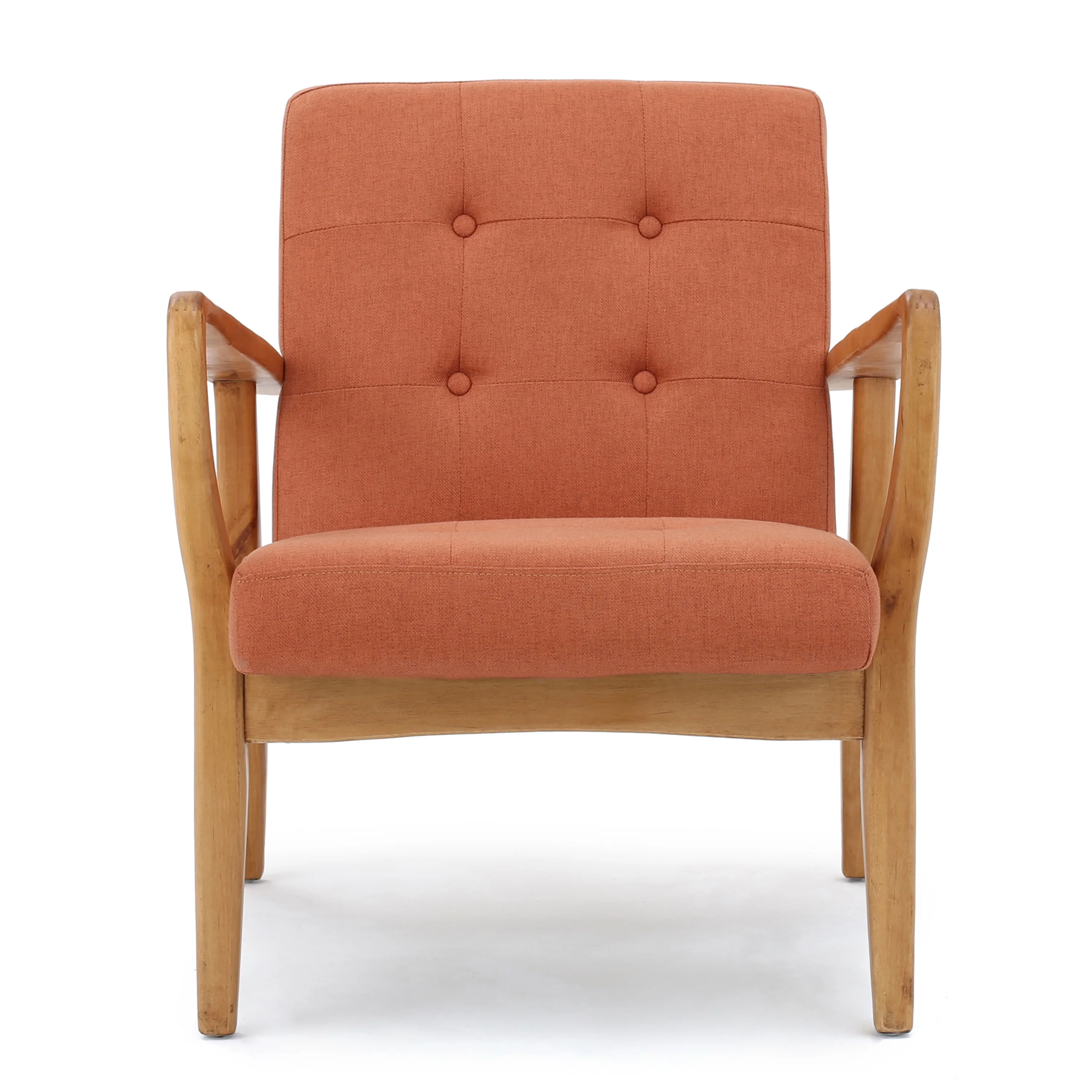 Gunther French-Style Contemporary Fabric Club Chair - furnishings