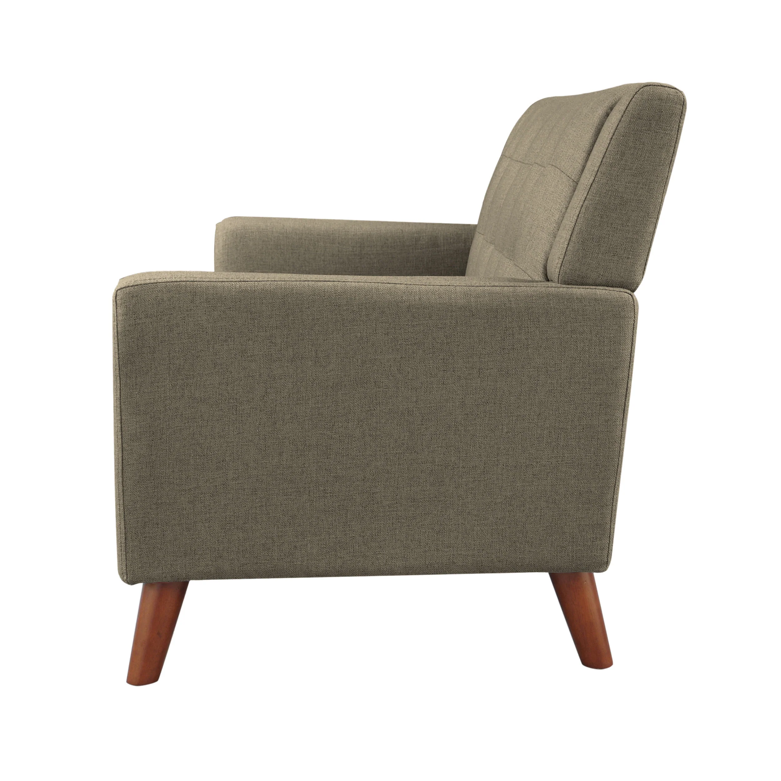 Anvith Mid Century Modern Fabric Loveseat - furnishings