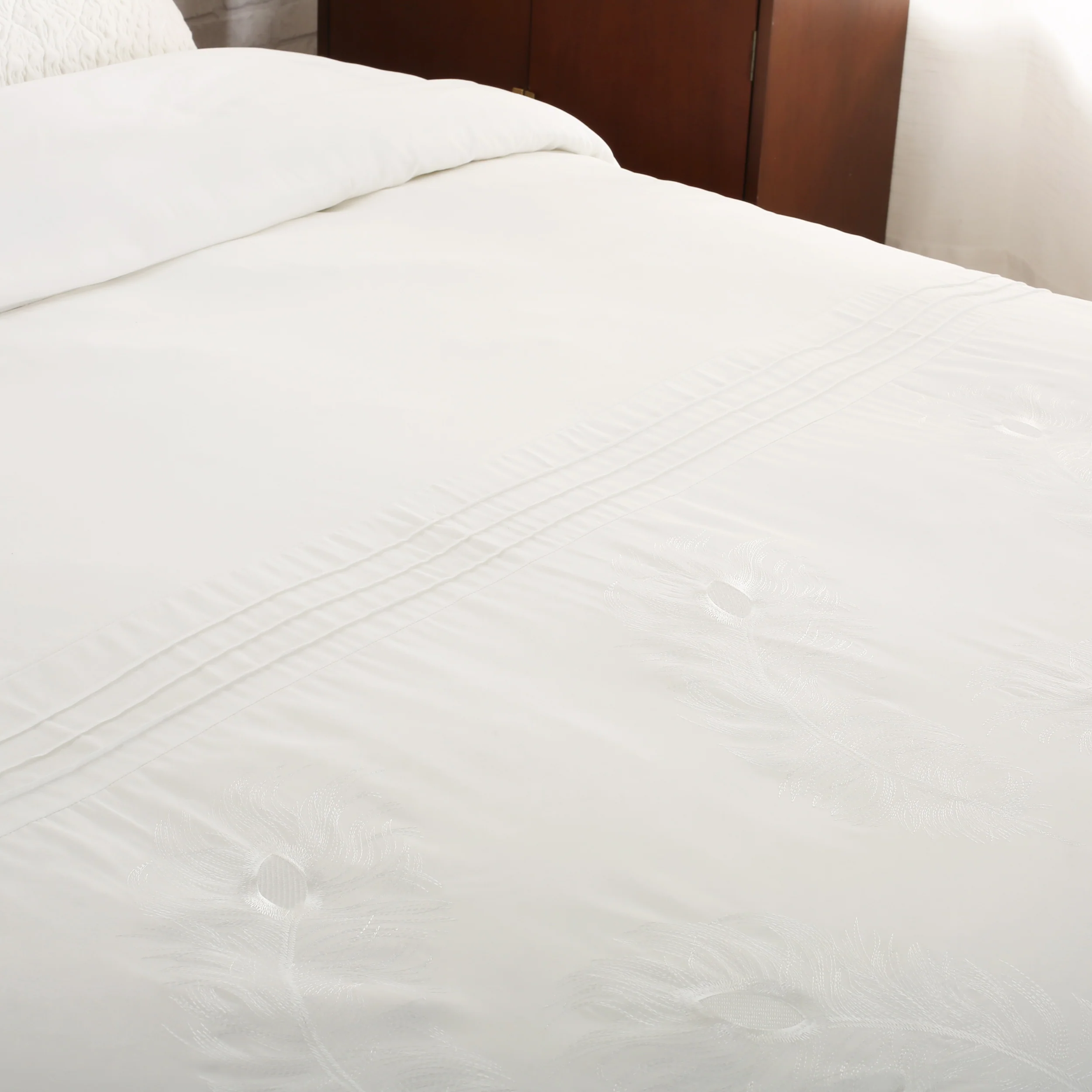 Zoey Queen Size Fabric Duvet Cover - furnishings