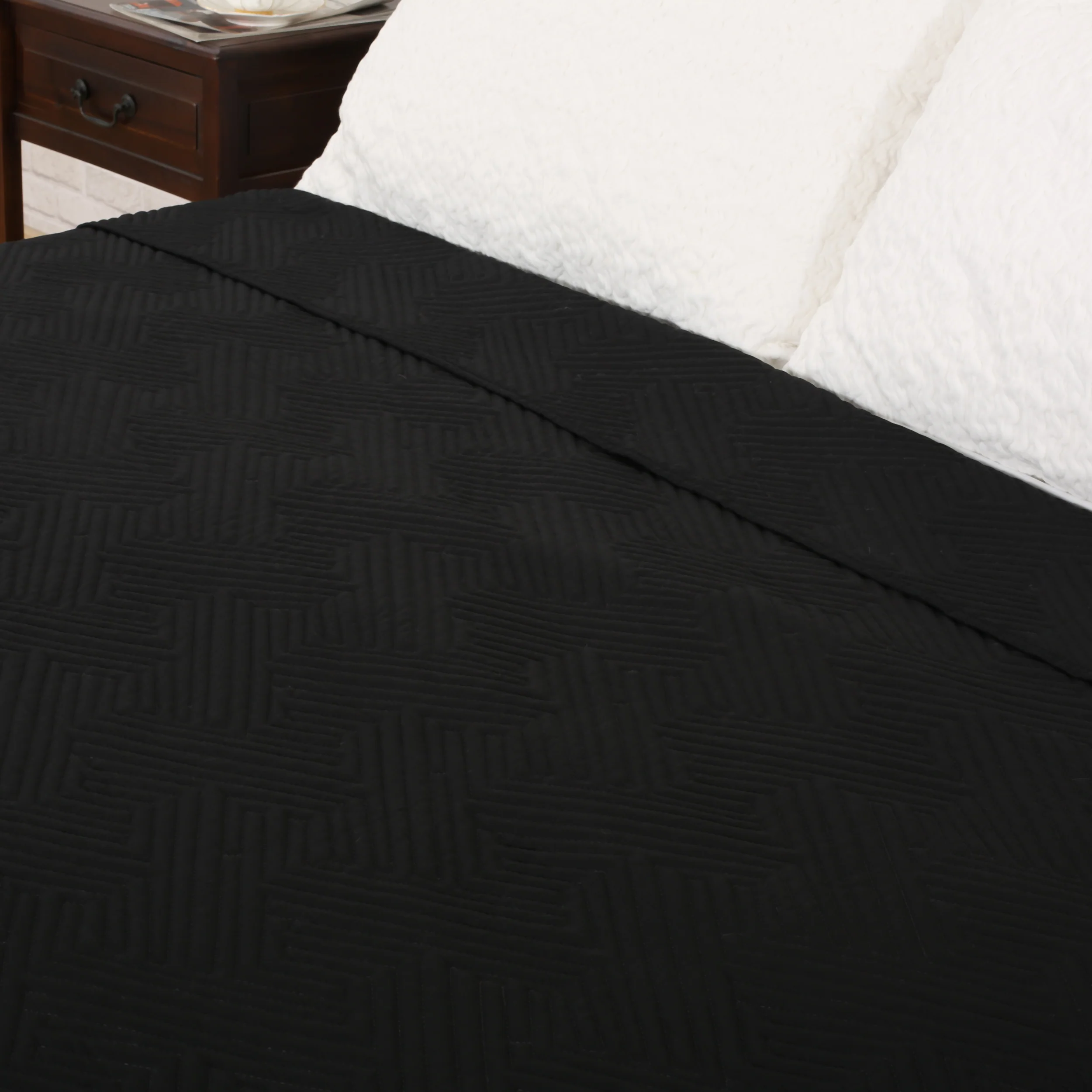 Cohen Double Bed Fabric Quilt - furnishings