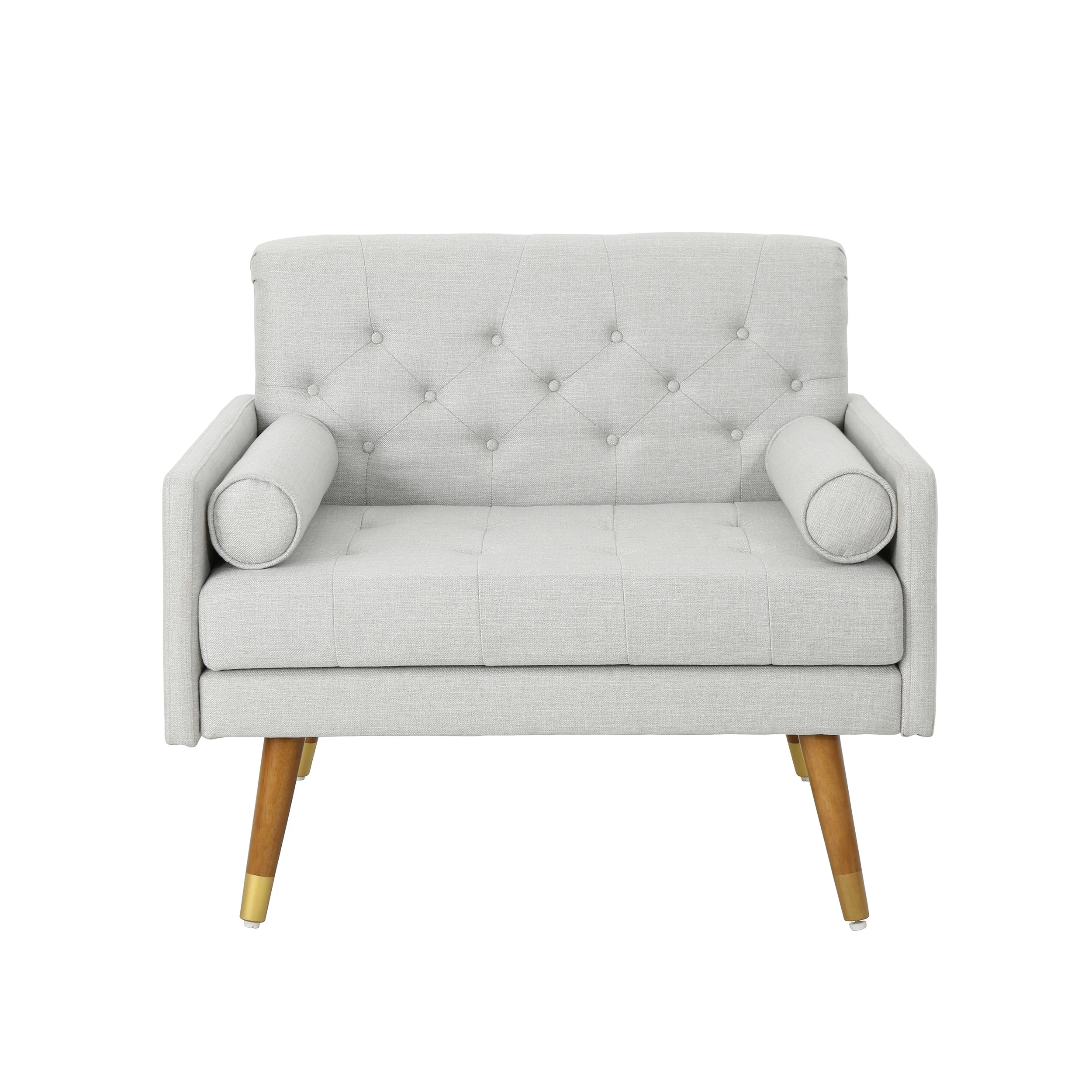 Nour Mid Century Modern Armchair And A Half - furnishings