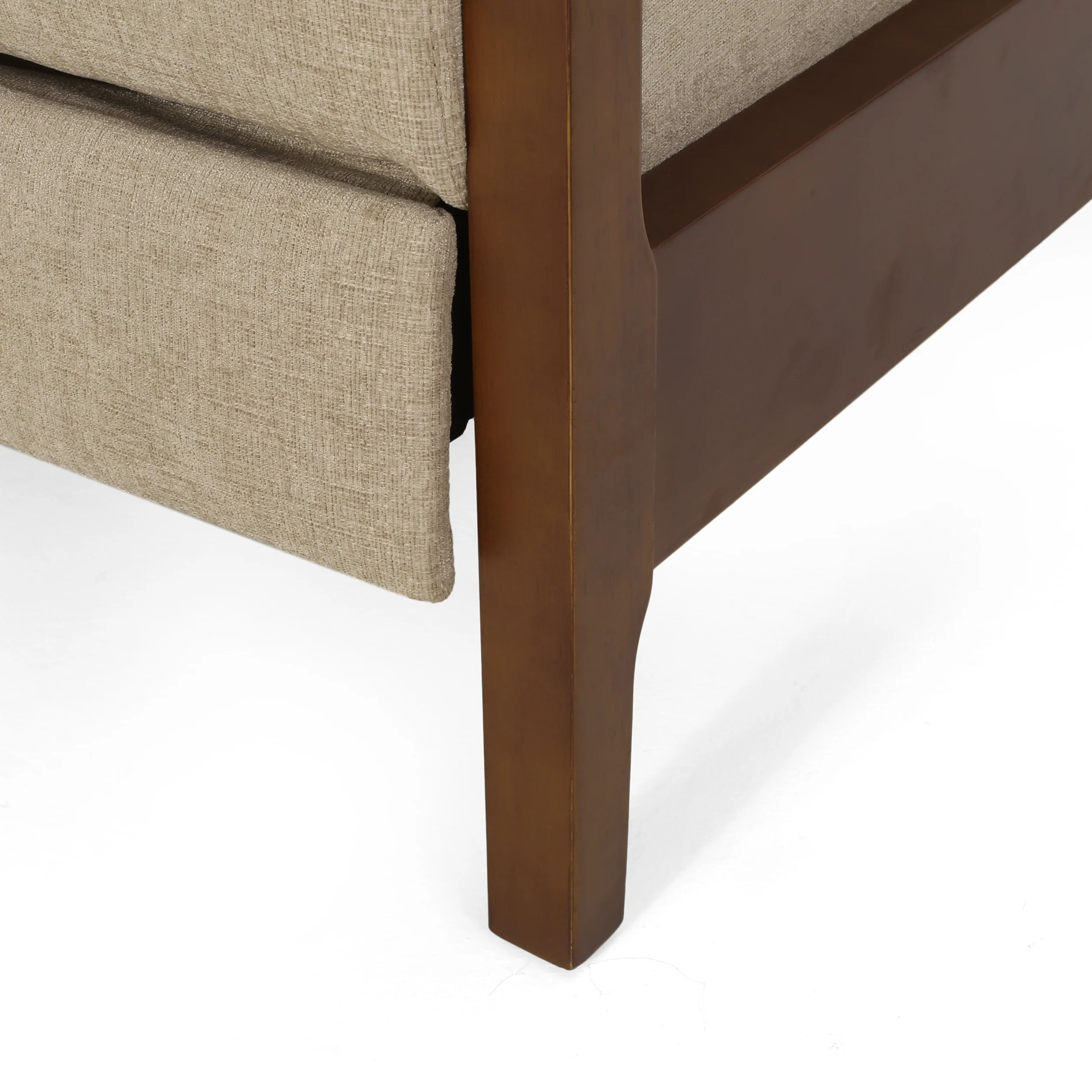 Castner Contemporary Fabric Waterfall Back Pushback Recliner - furnishings