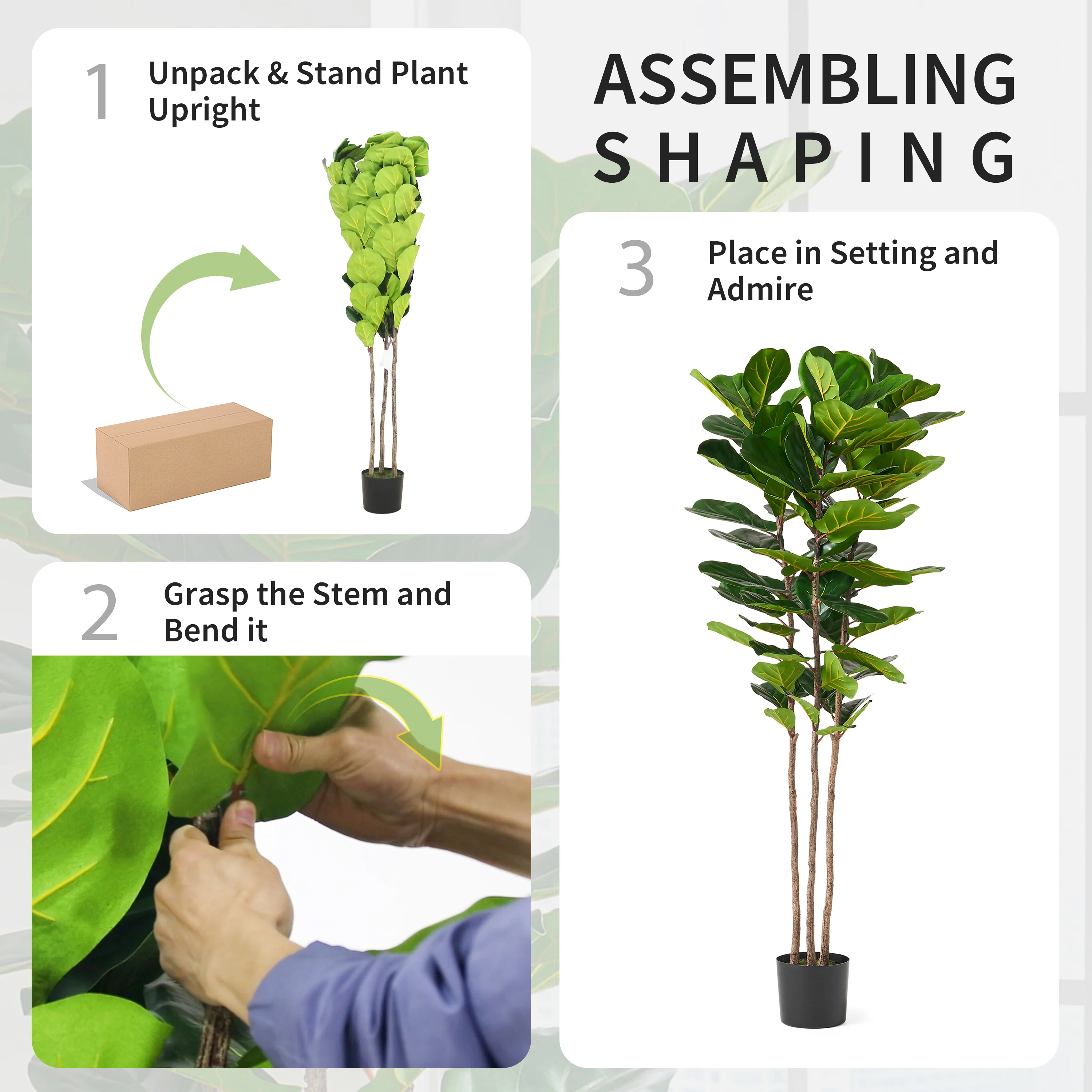 Stilwell Artificial Fiddle-Leaf Fig Tree - furnishings