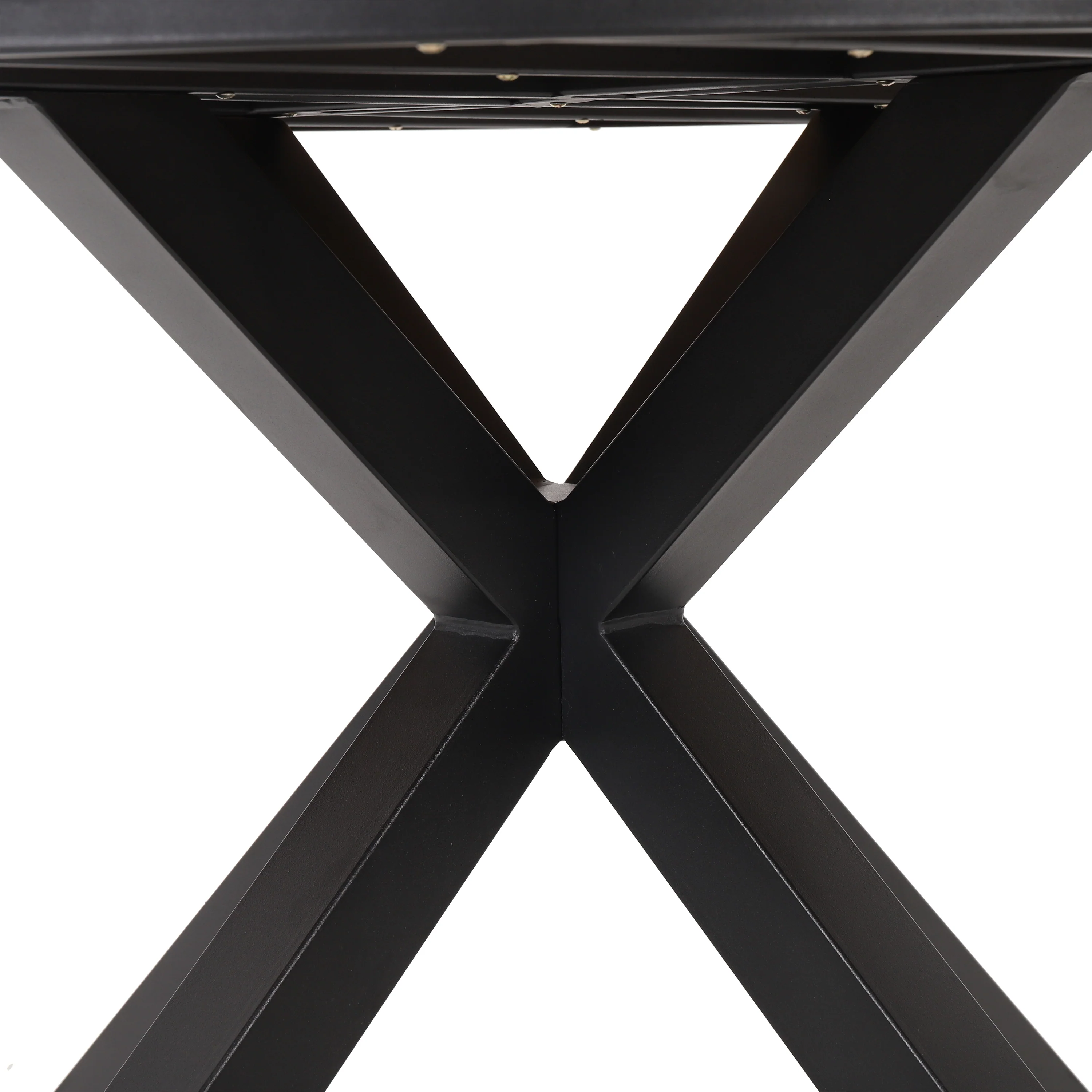 Norcrest Outdoor Mesh and Acacia Wood 5 Piece Dining Set, Black and Teak - furnishings