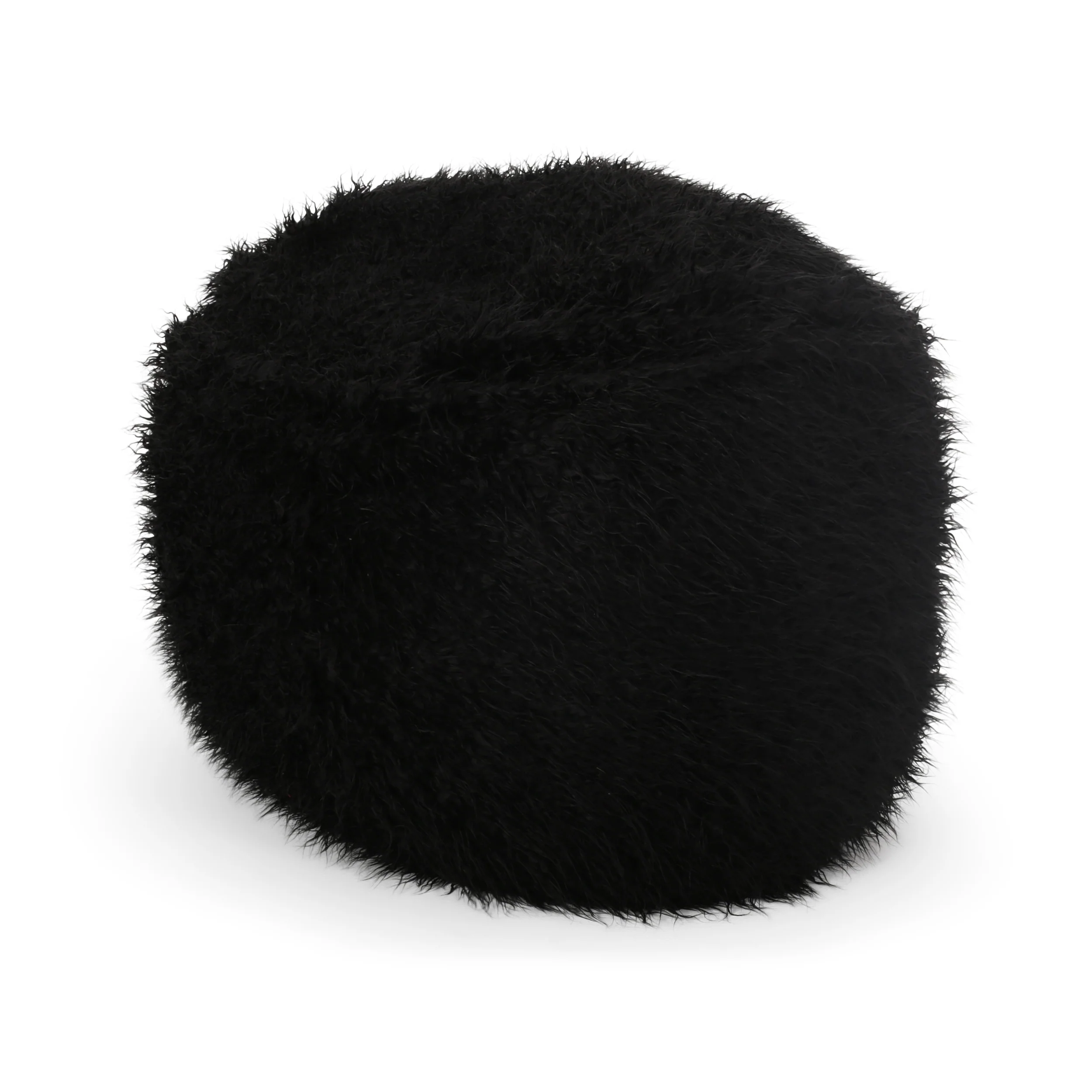 Sae 5 Ft Long Faux Fur Bean Bag - furnishings