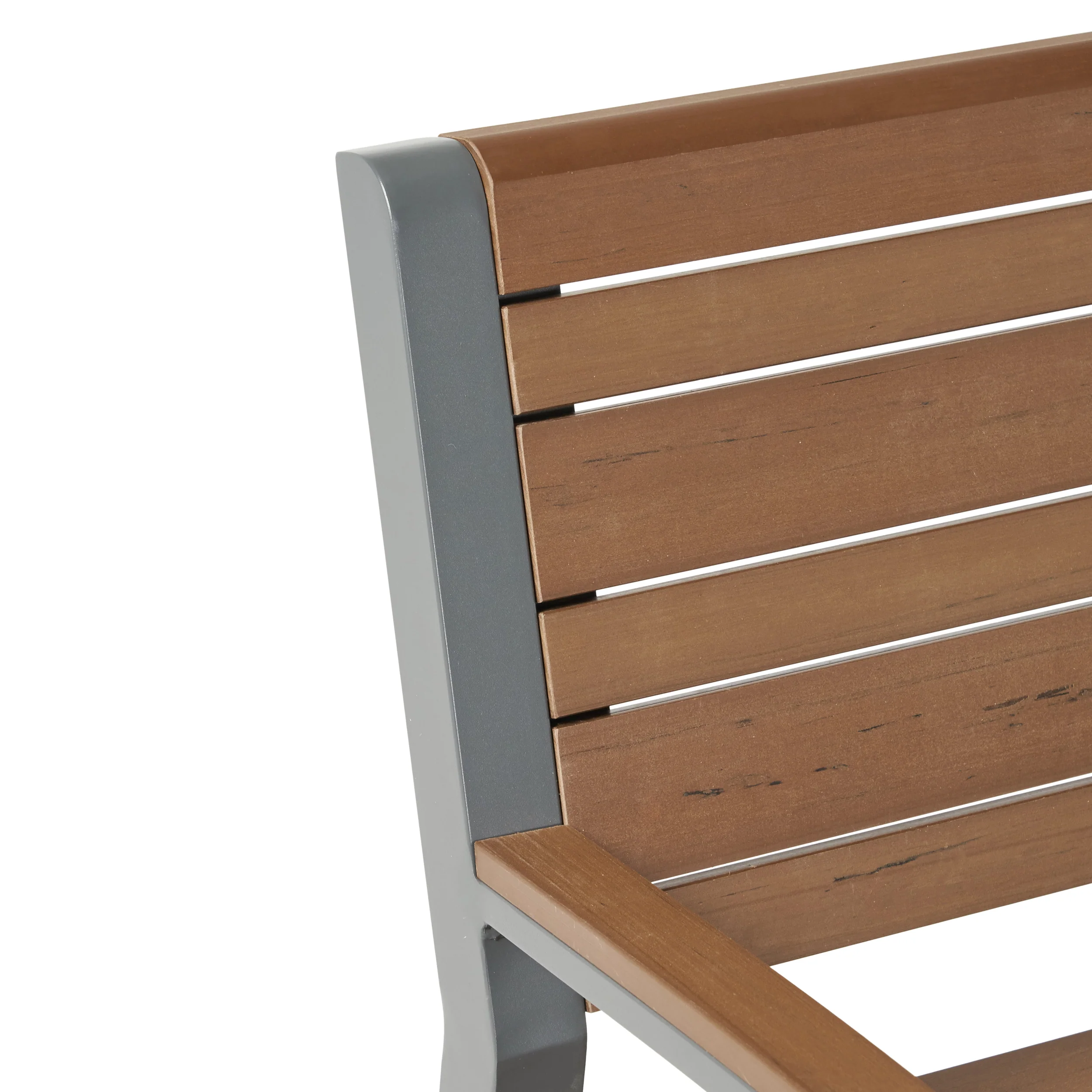 Trimble Outdoor Aluminum Bench - furnishings