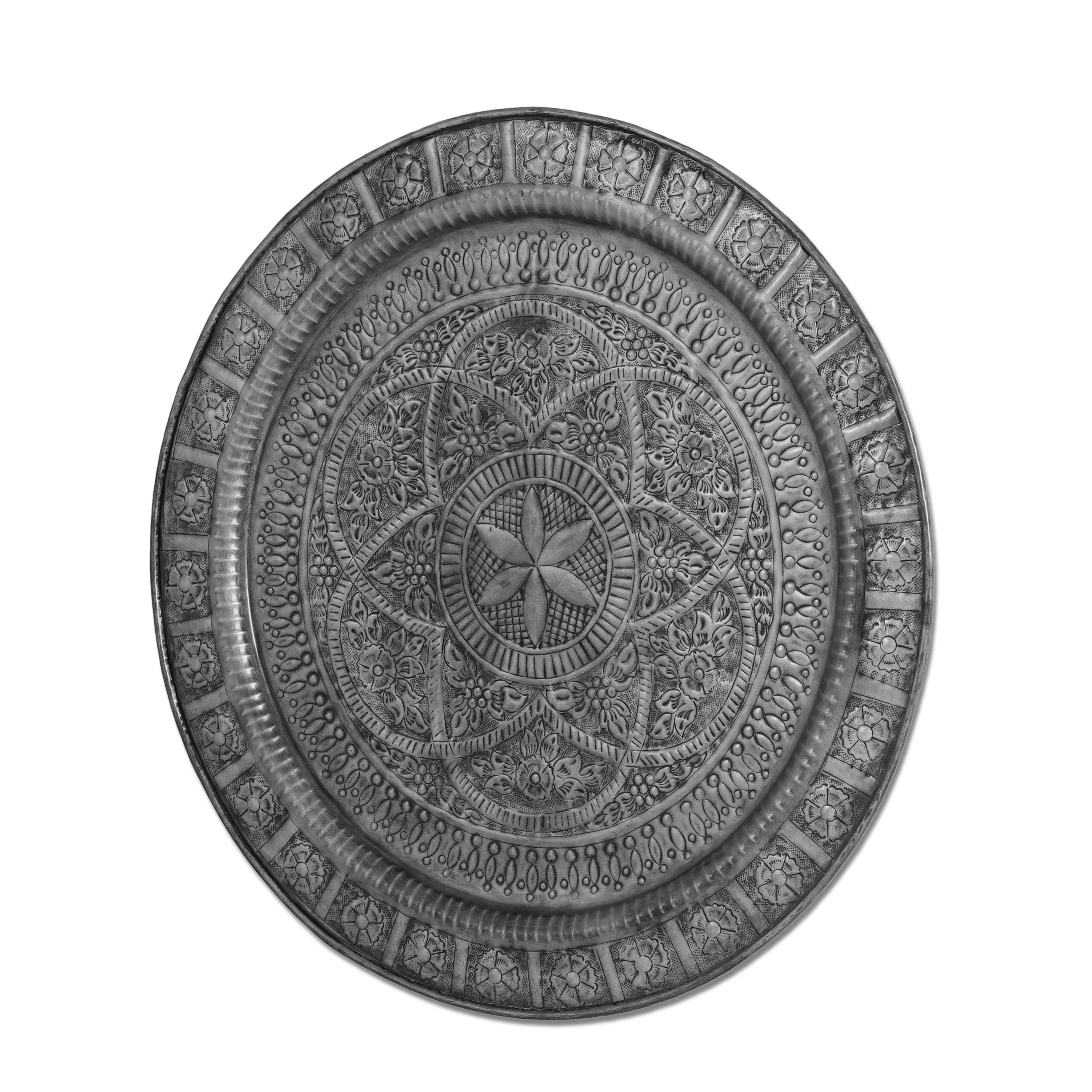 Morganton Handcrafted Embossed Plate Wall Decor - furnishings
