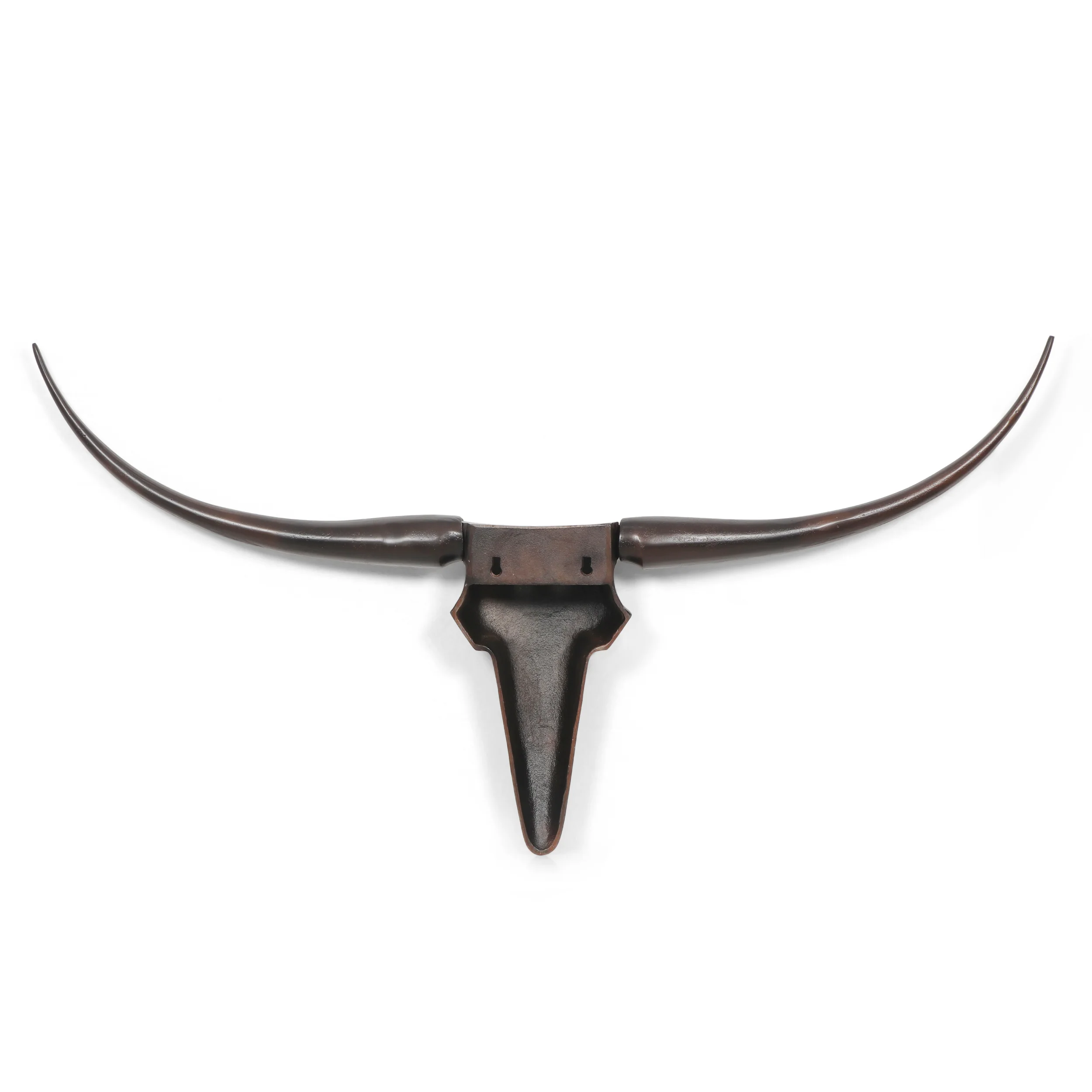 Treutlen Aluminum Handcrafted Large Bull Wall Decor - furnishings