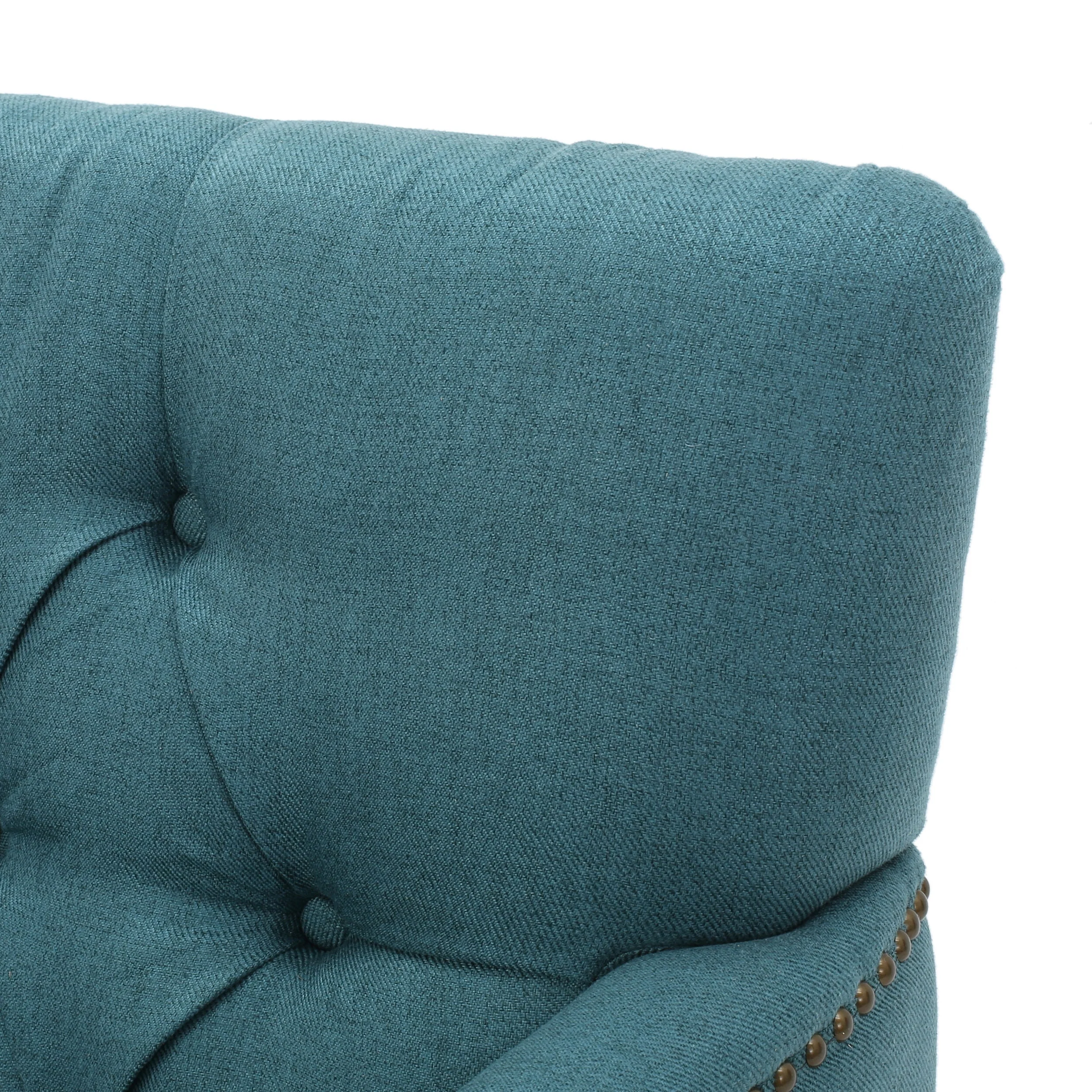 Madene Tufted Back Fabric Club Chair - furnishings