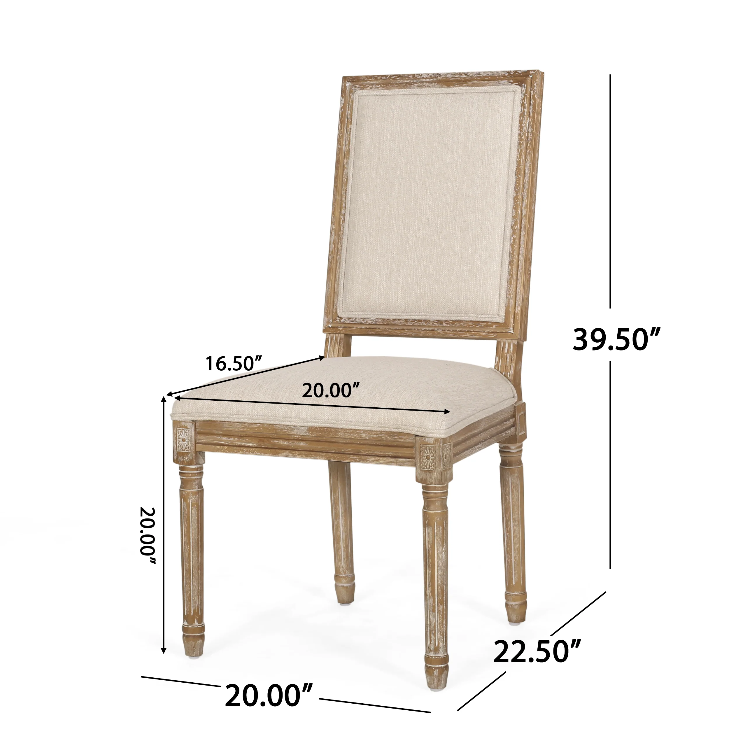 Beckstrom French Country Wood 7-Piece Expandable Dining Set - furnishings
