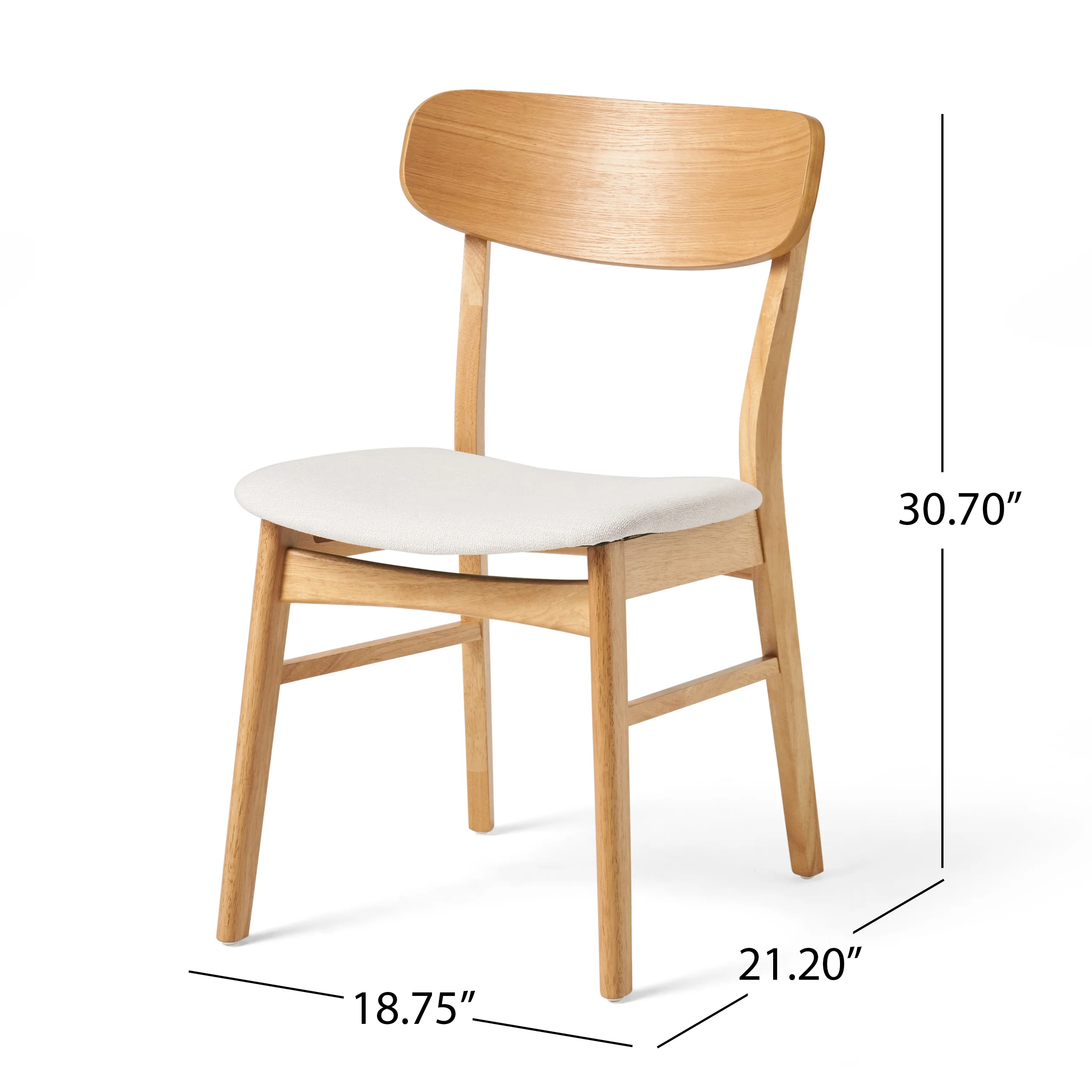 Lucille Mid-Century Modern 5 Piece Dining Set - furnishings