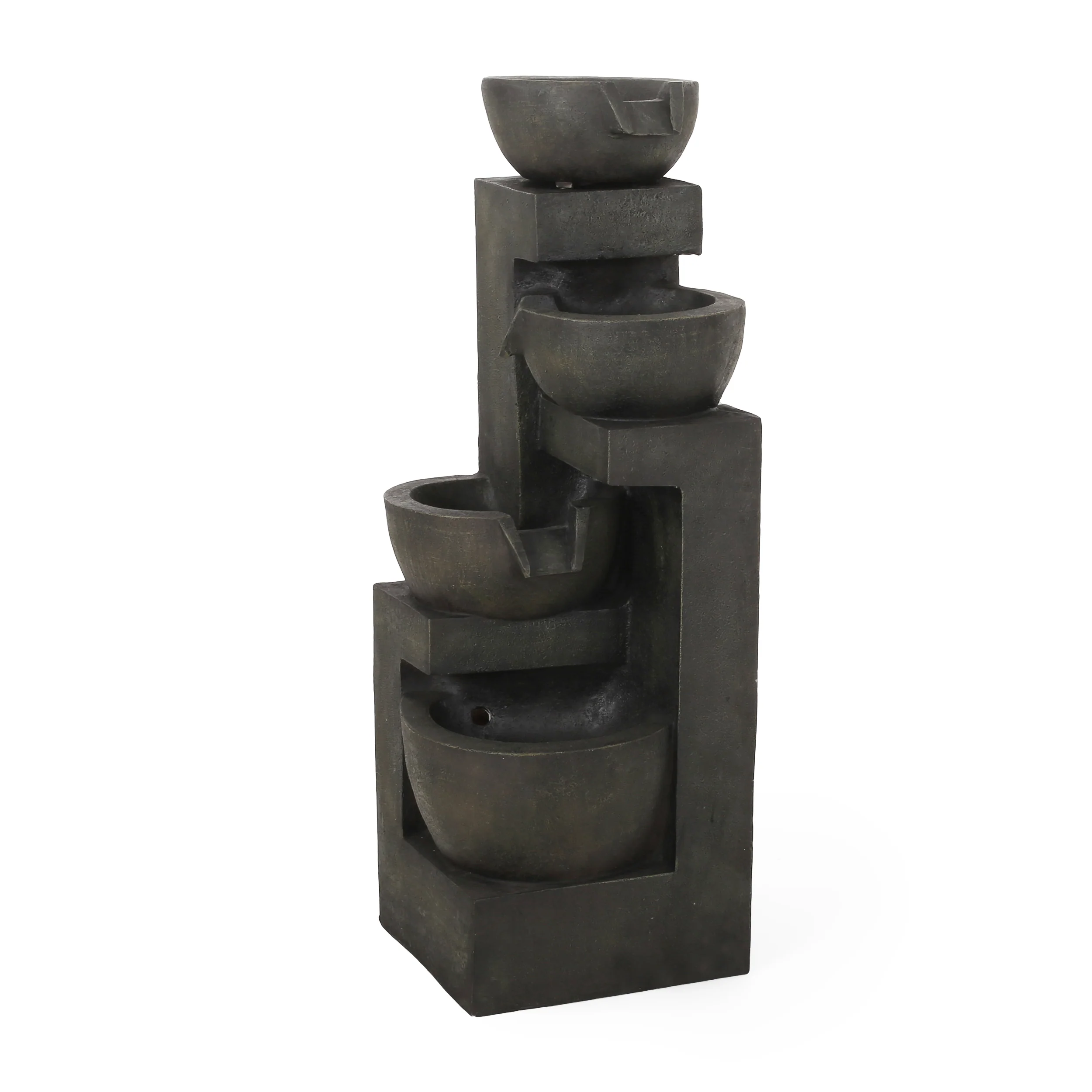 Clinch Ascot Outdoor Modern 3 Tier Fountain - furnishings