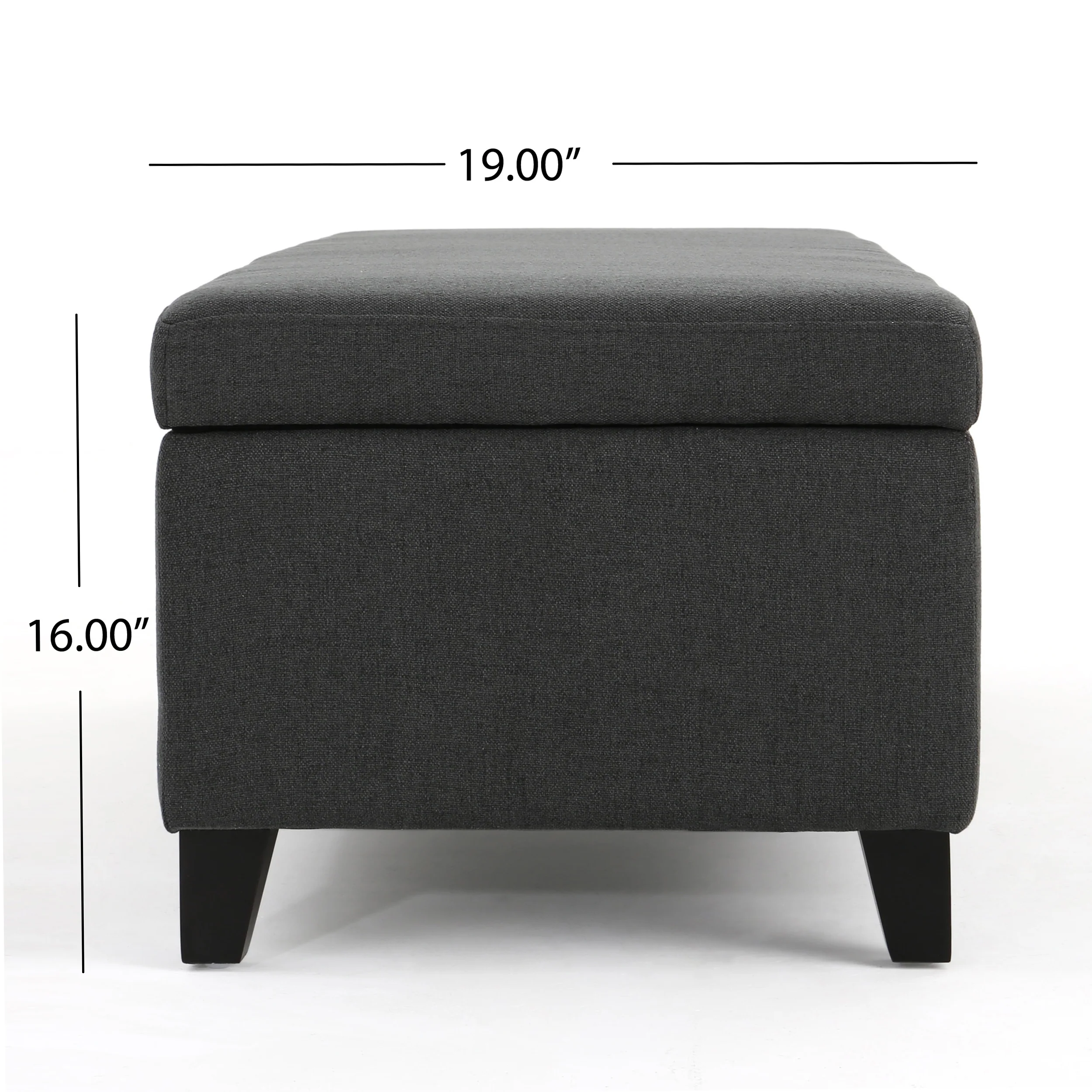 Annis Rectangle Fabric Storage Ottoman Bench - furnishings