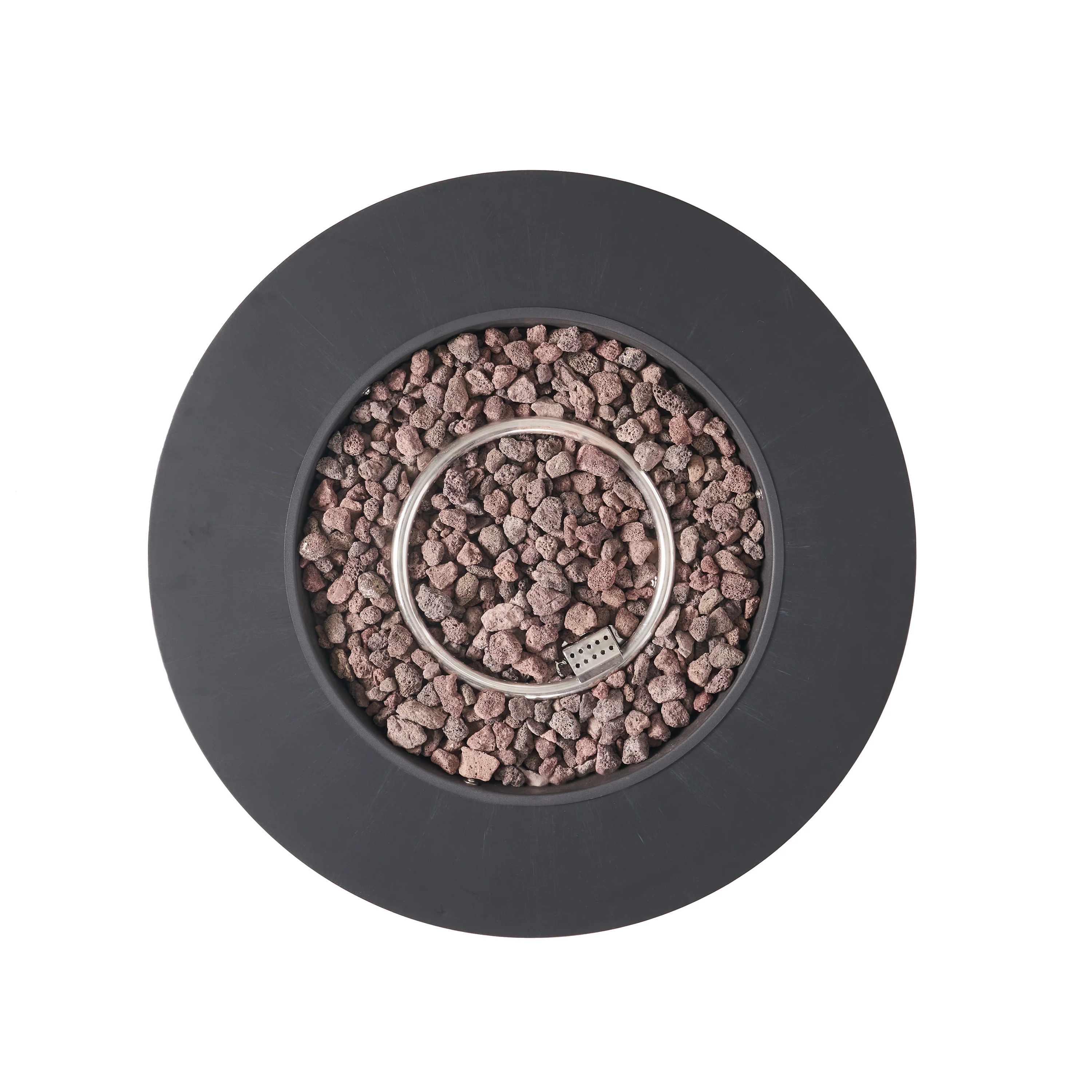 Jefferson Outdoor Round Fire Pit with Tank Holder - furnishings