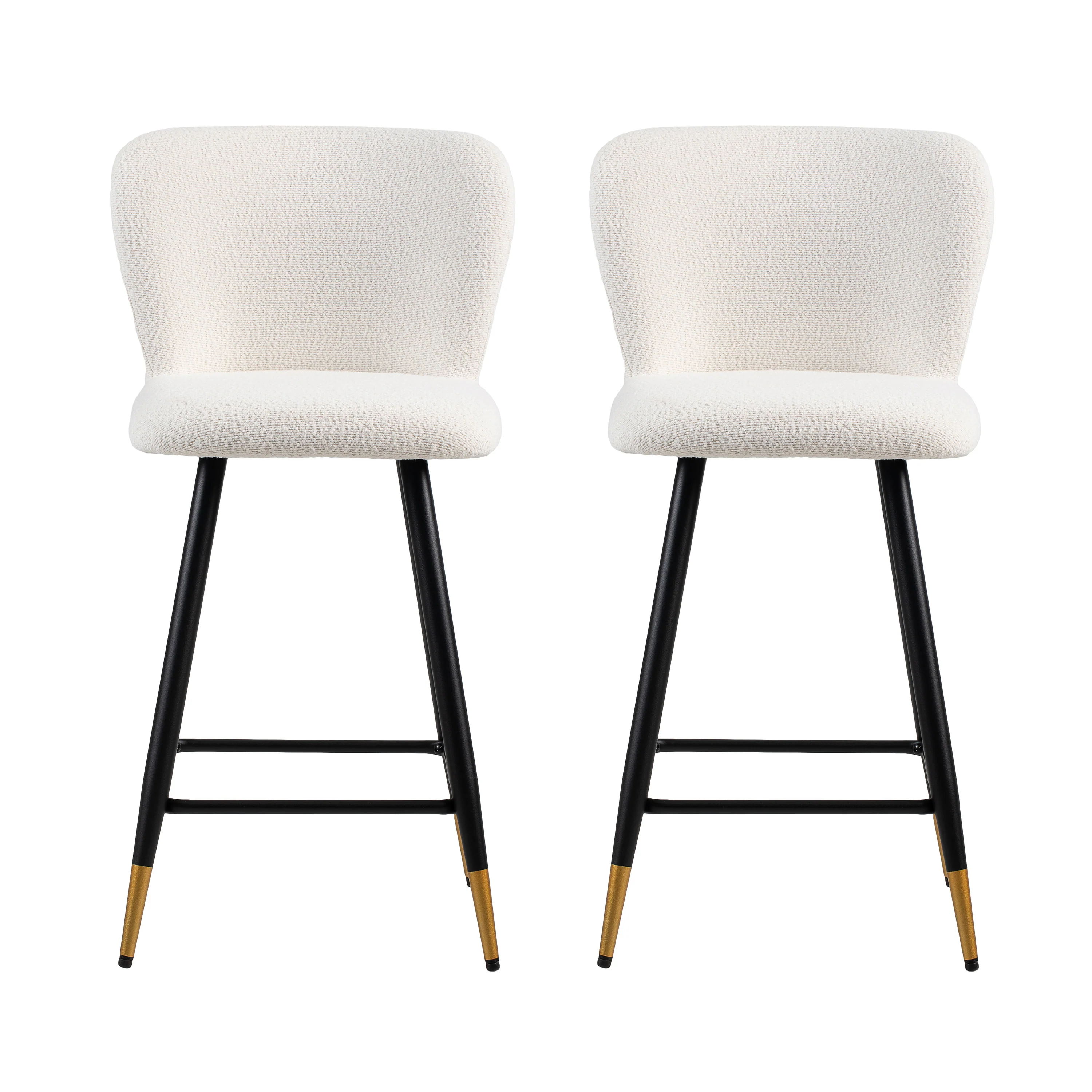 Orion Upholstered Bar Stools with Footrest - furnishings