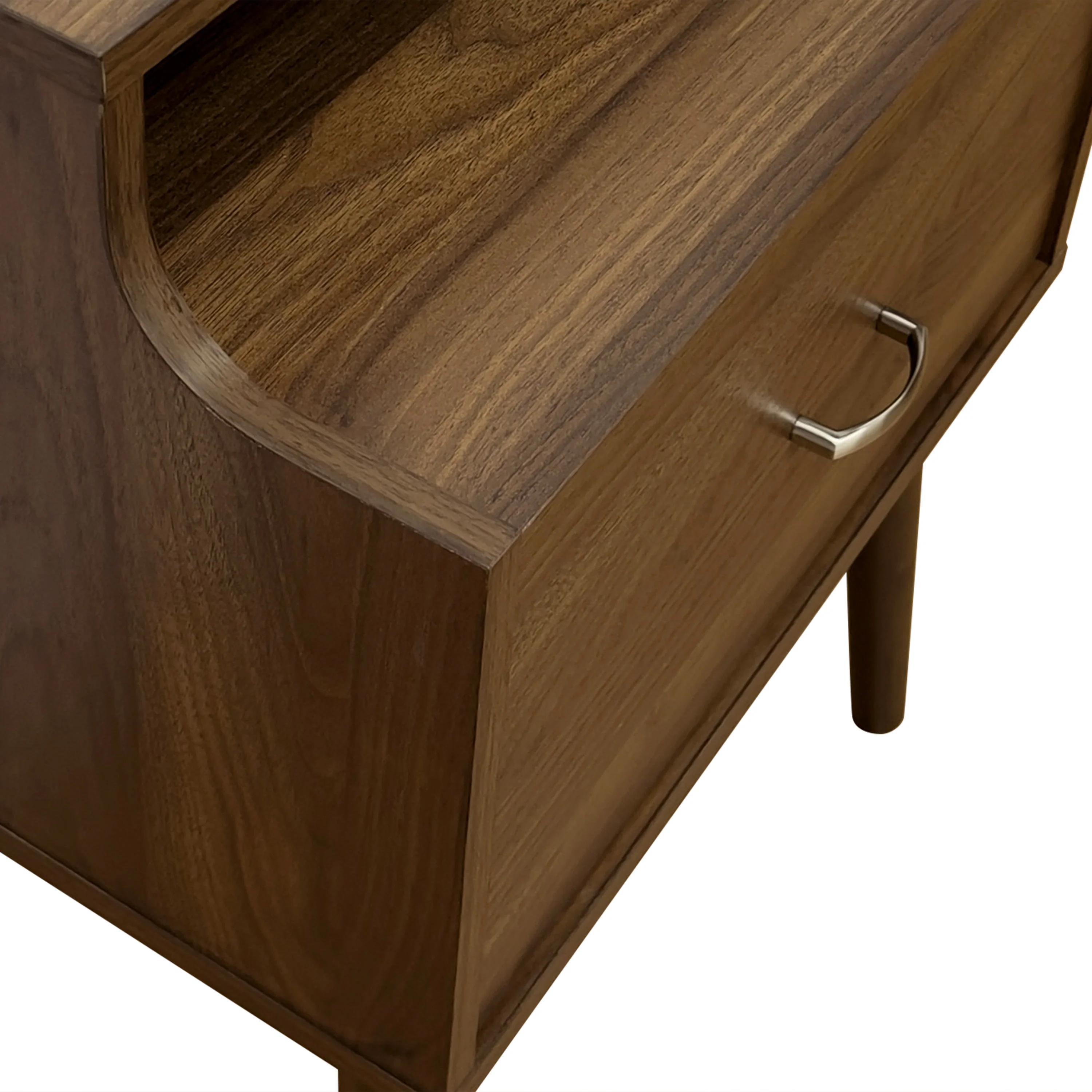 Wilbur Mid Century Modern Wooden Nightstand - furnishings