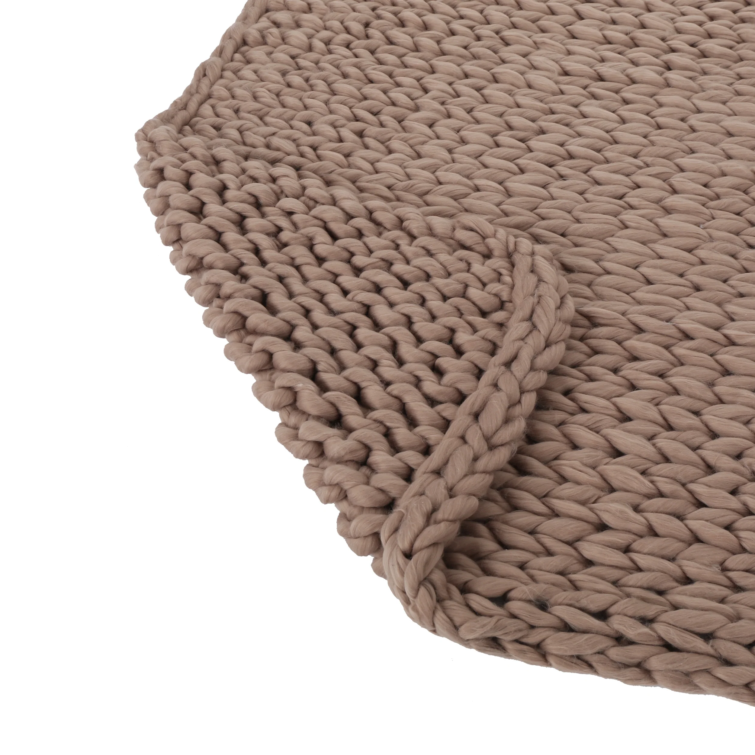 Jacqueline Modern Knit Stitch Fabric Rectangle Throw Blanket - furnishings