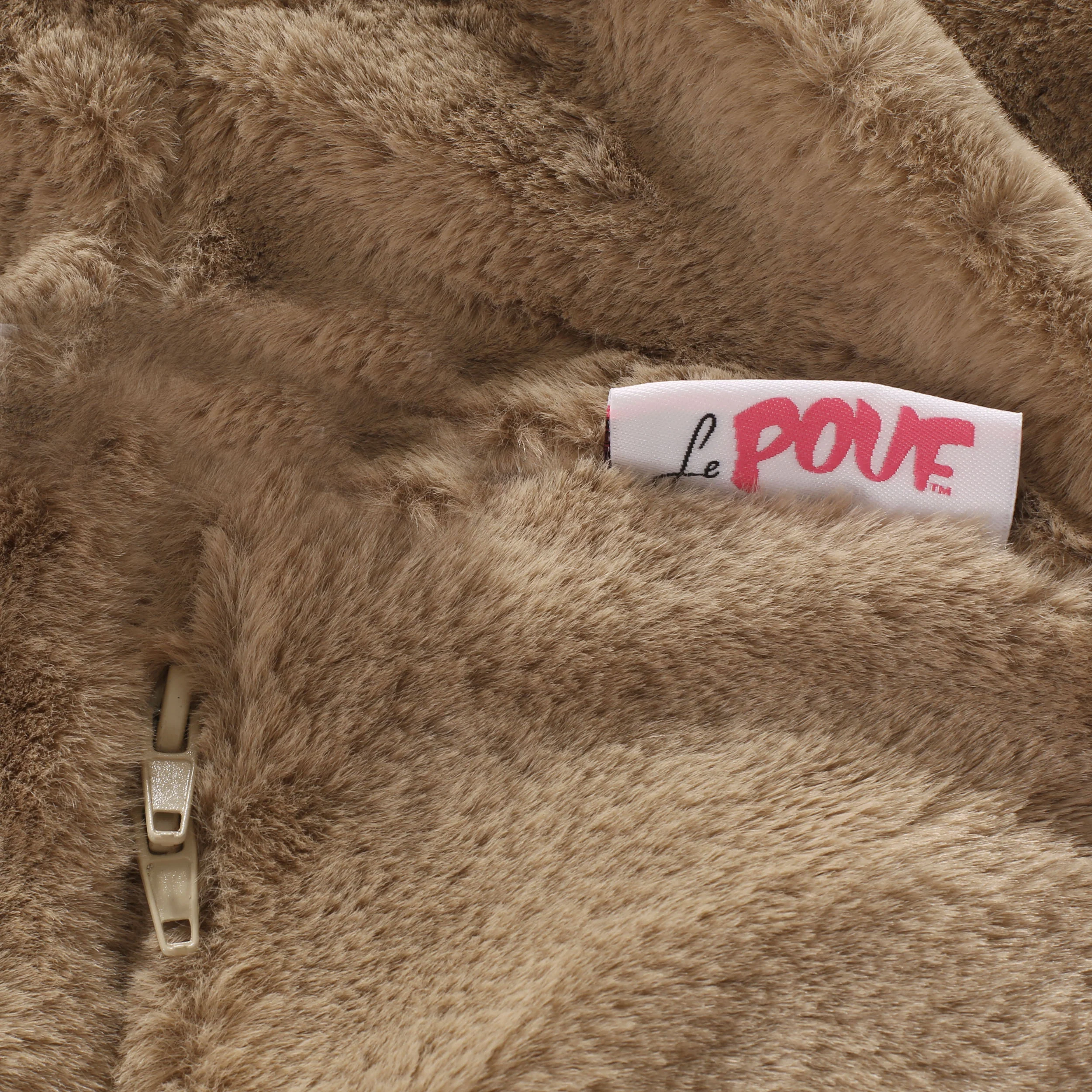 McCoy Modern Glam 3 Foot Faux Fur Bean Bag - furnishings