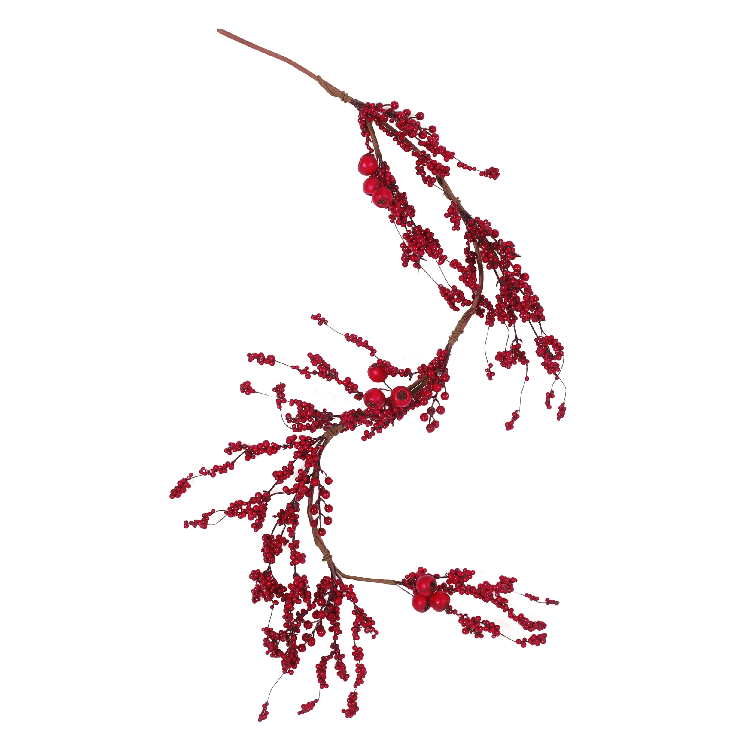 Geddes 4.5-foot Mixed Berry Artificial Garland, Red - furnishings