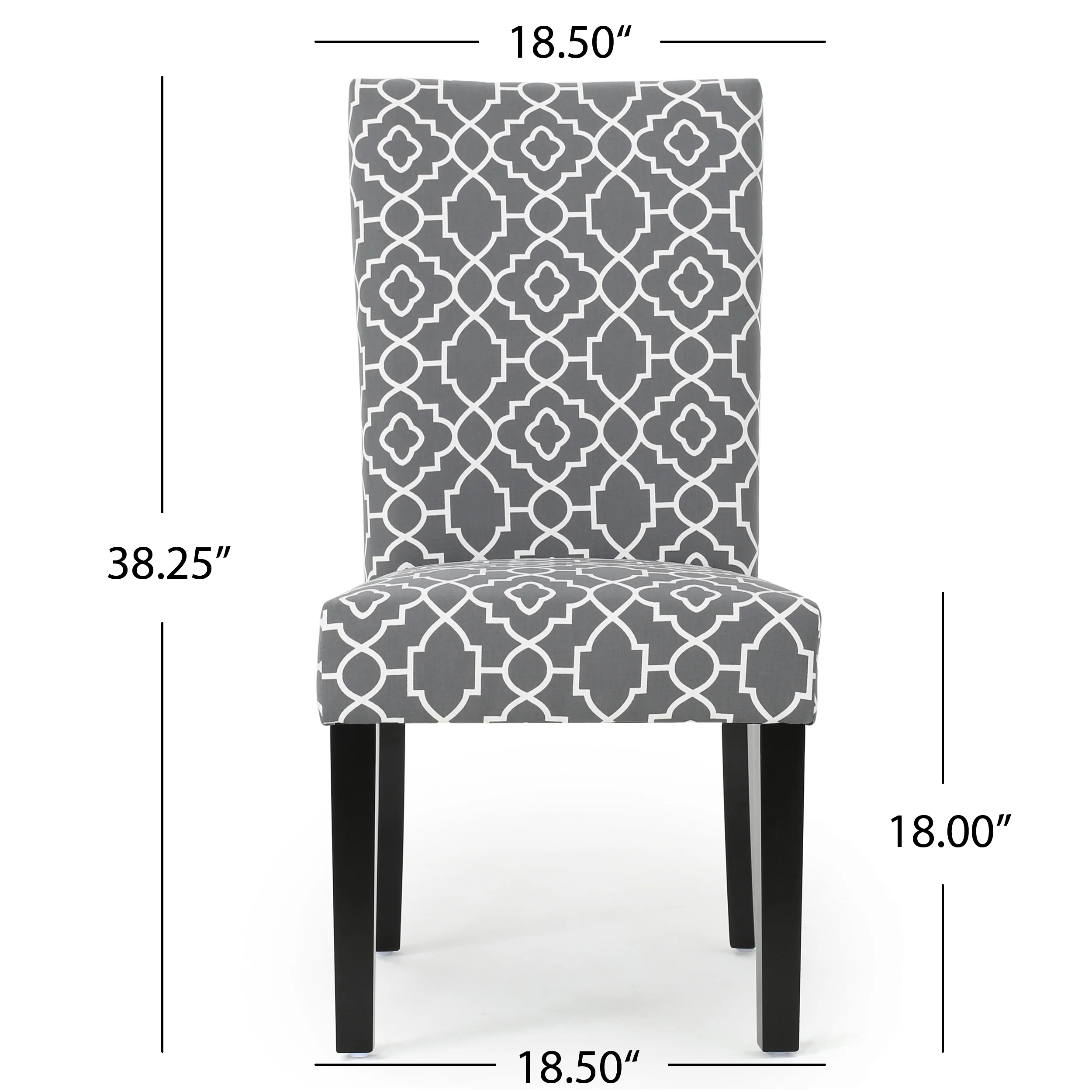 Jericho Quality Crafted Fabric Dining Chair (Set of 2) - furnishings