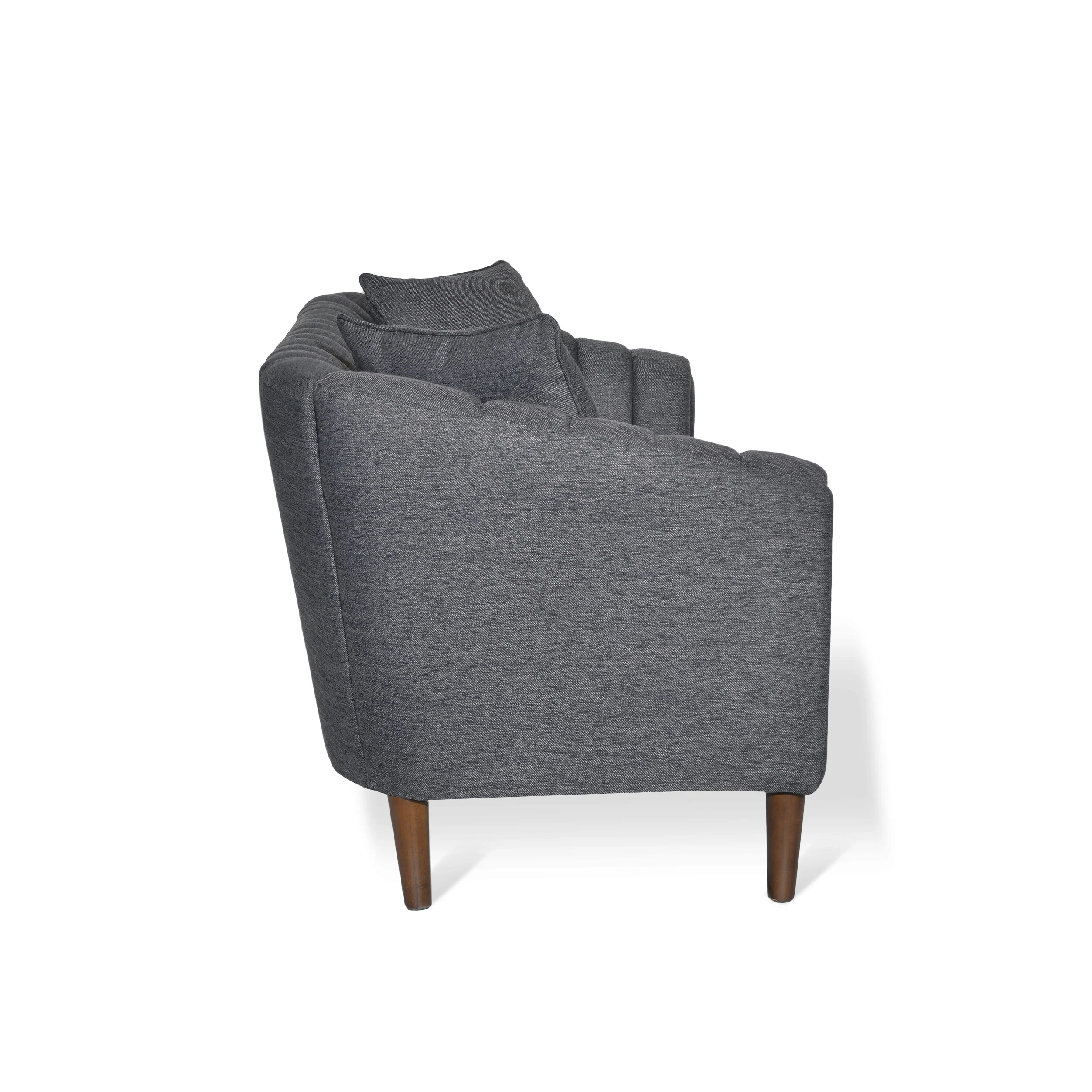 Jeannie Contemporary Fabric 3 Seater Sofa - furnishings