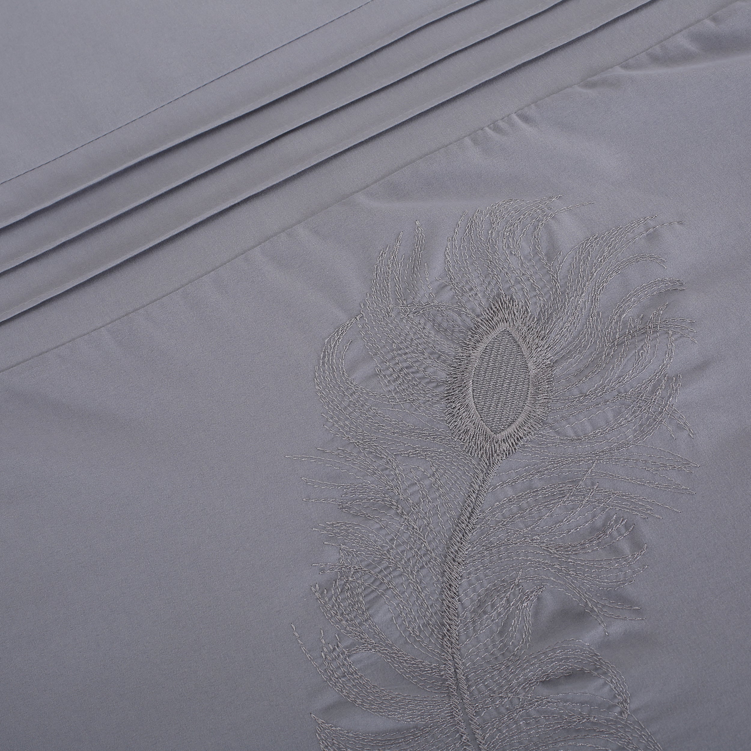 Zoey Queen Size Fabric Duvet Cover - furnishings