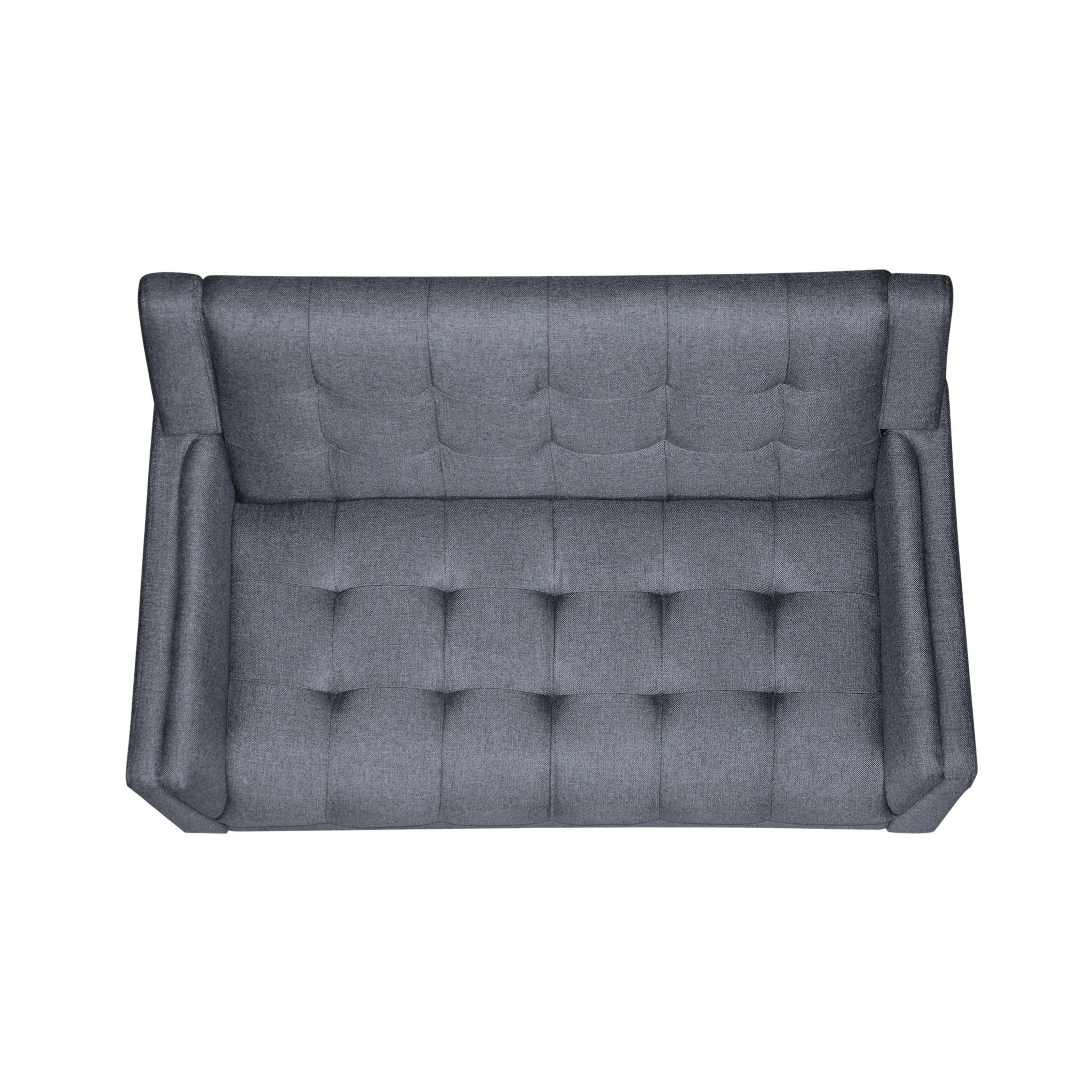 Anvith Mid Century Modern Fabric Loveseat - furnishings