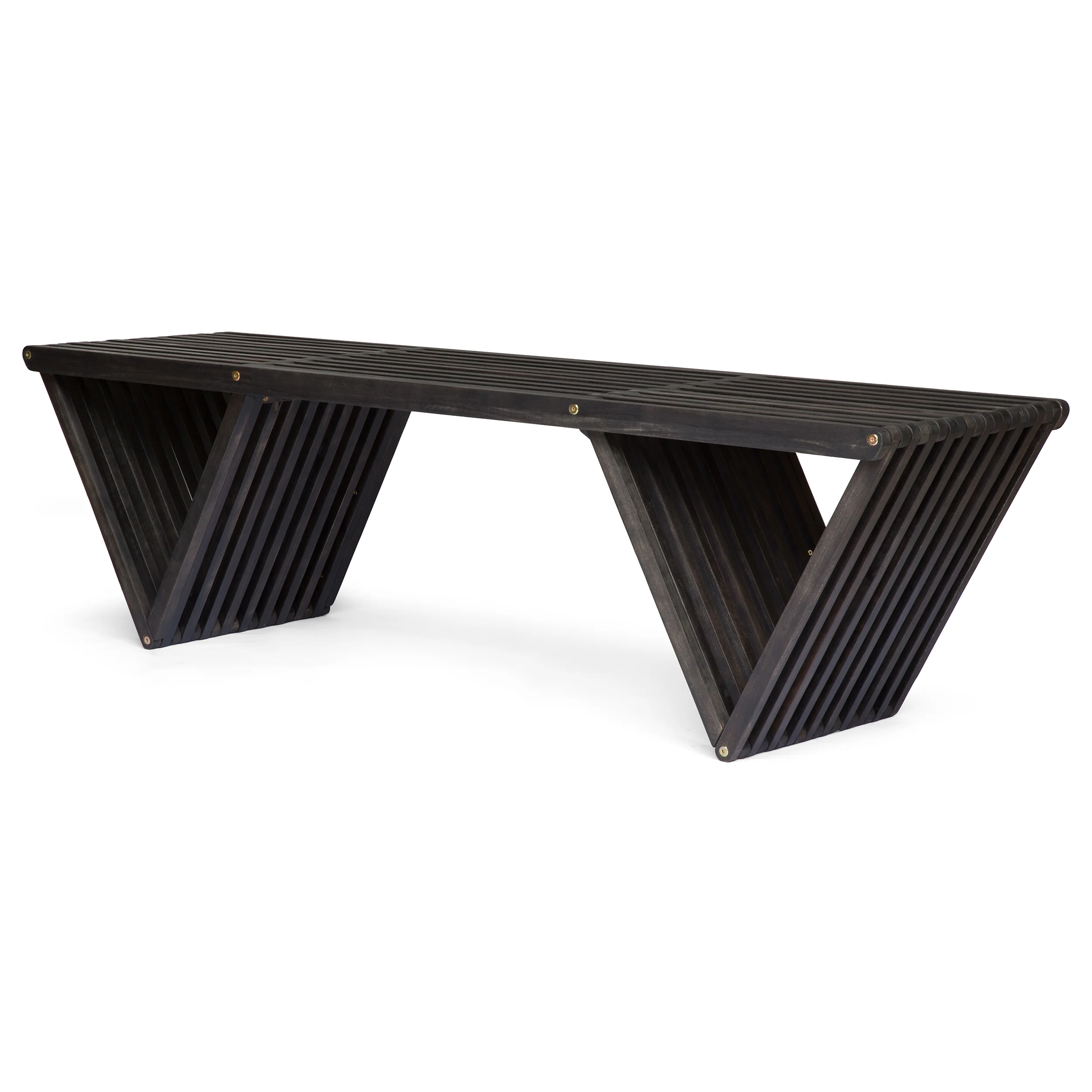 Esme Outdoor Acacia Wood Bench - furnishings